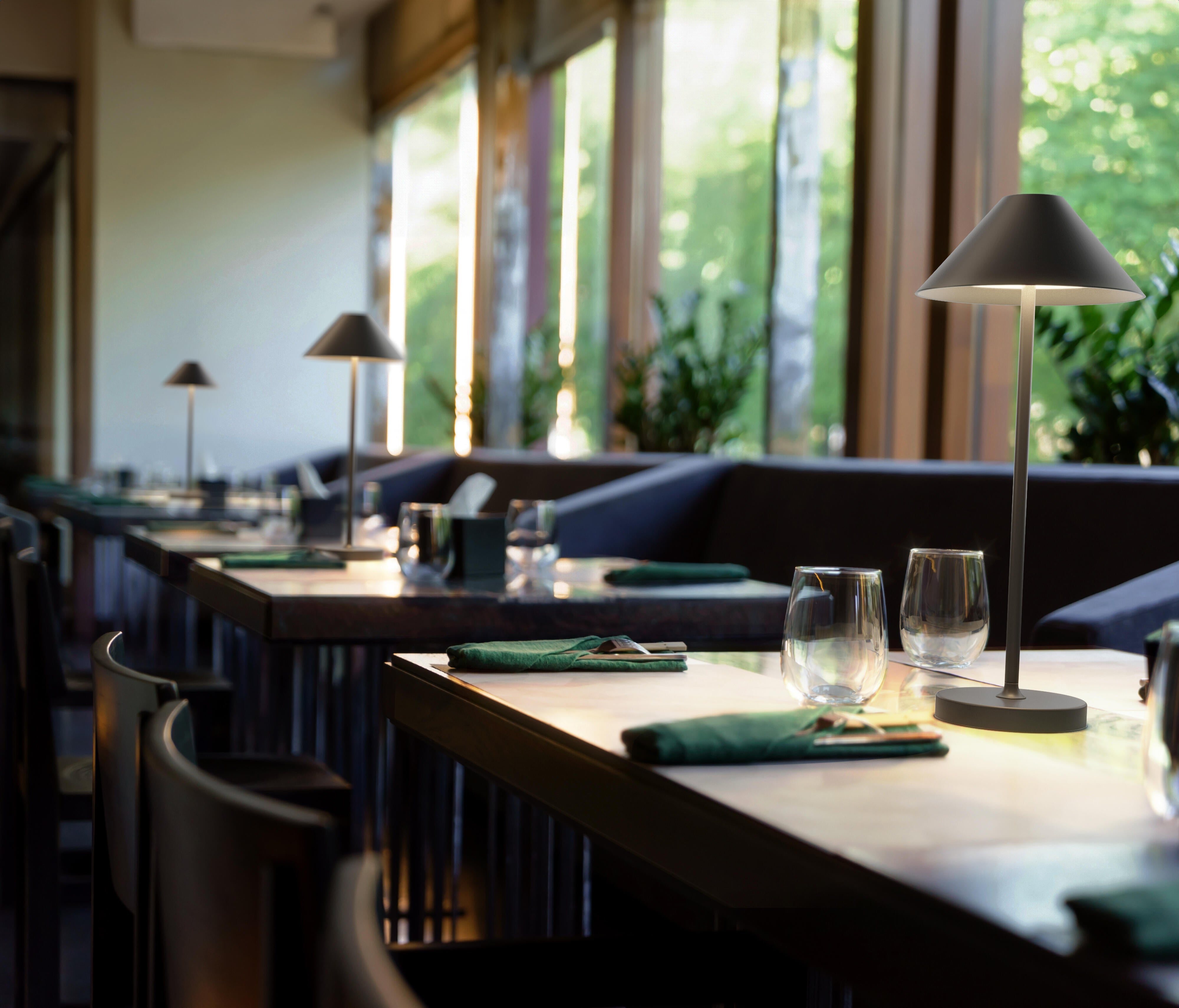 Lampka Malia czarna USB IP44 LED Inspire - 6