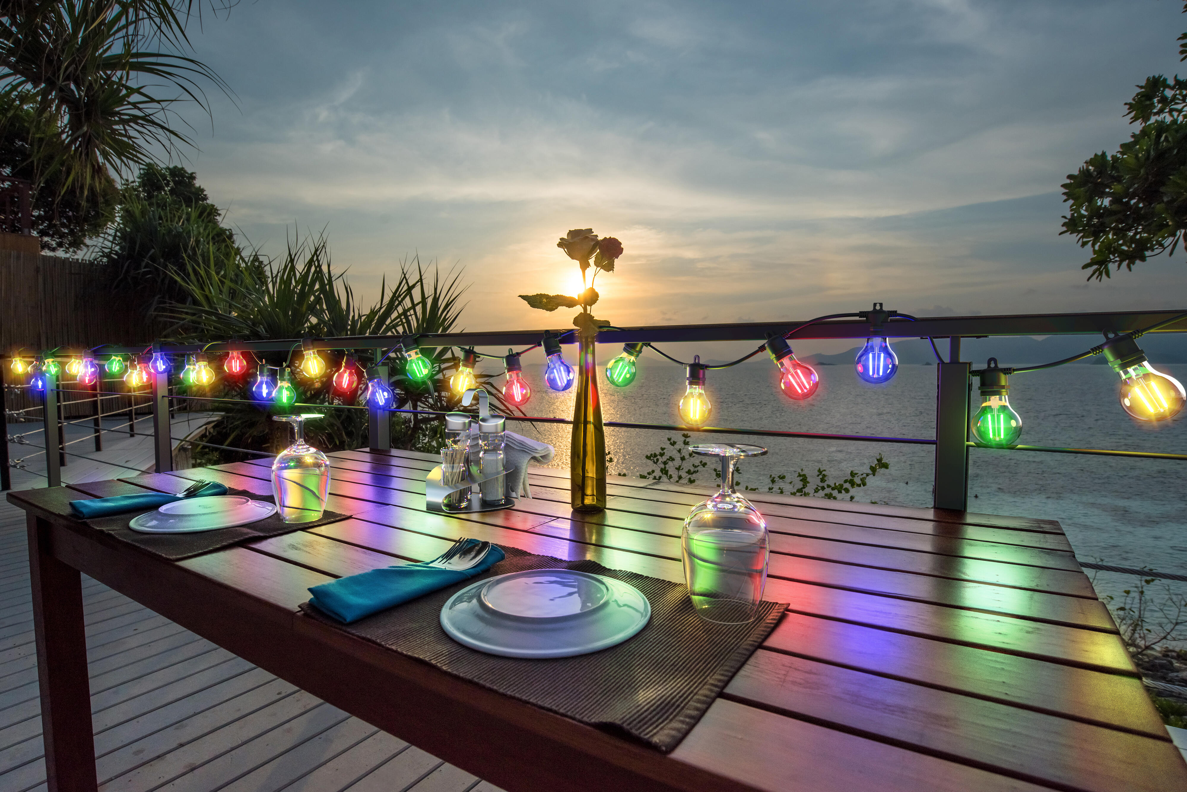 Guirlande 10 ampoules LED multicouleurs 332 Lumen Minta INSPIRE - 2