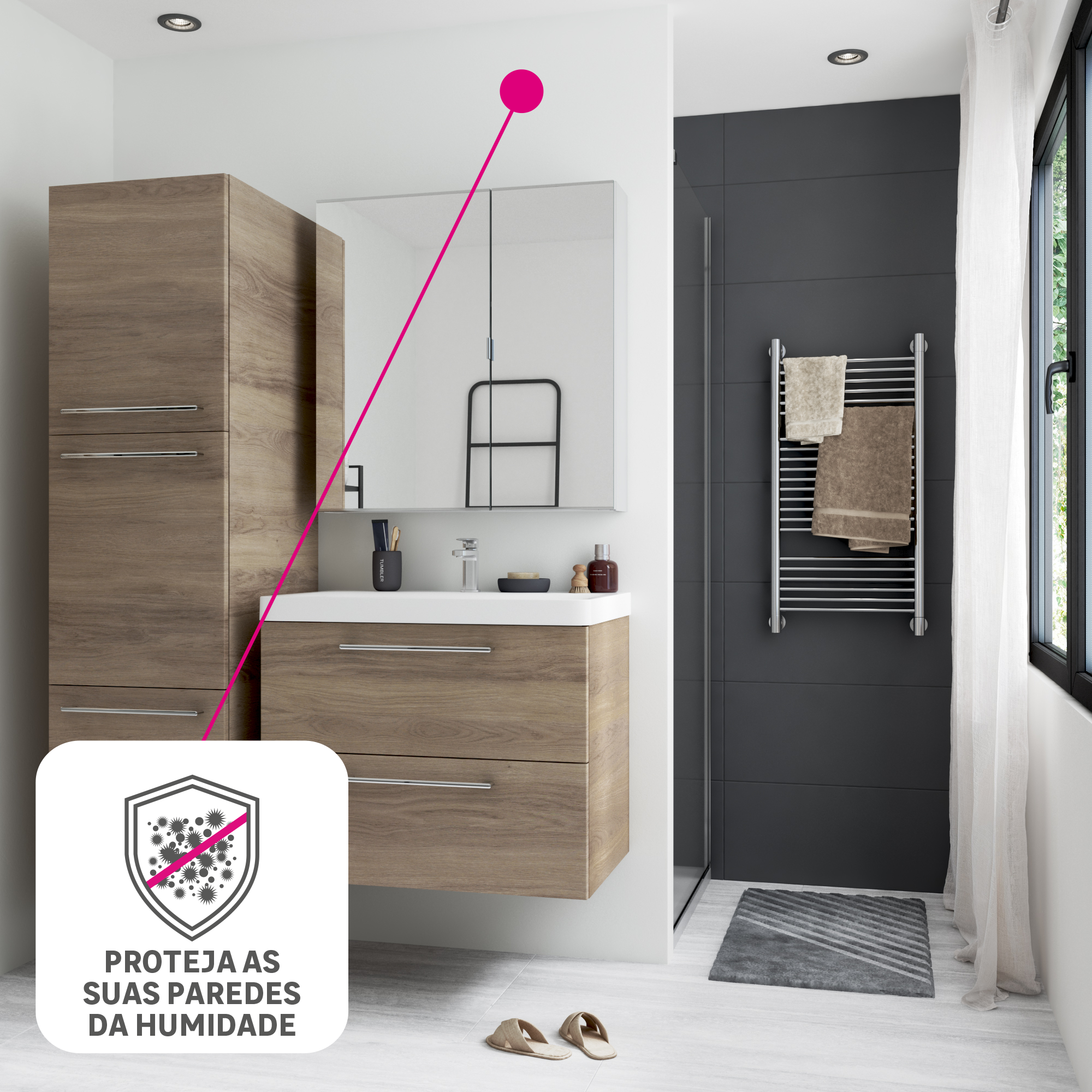 Tinta interior e exterior anti condensaçao luxens branco acetinado 2,5L - 3