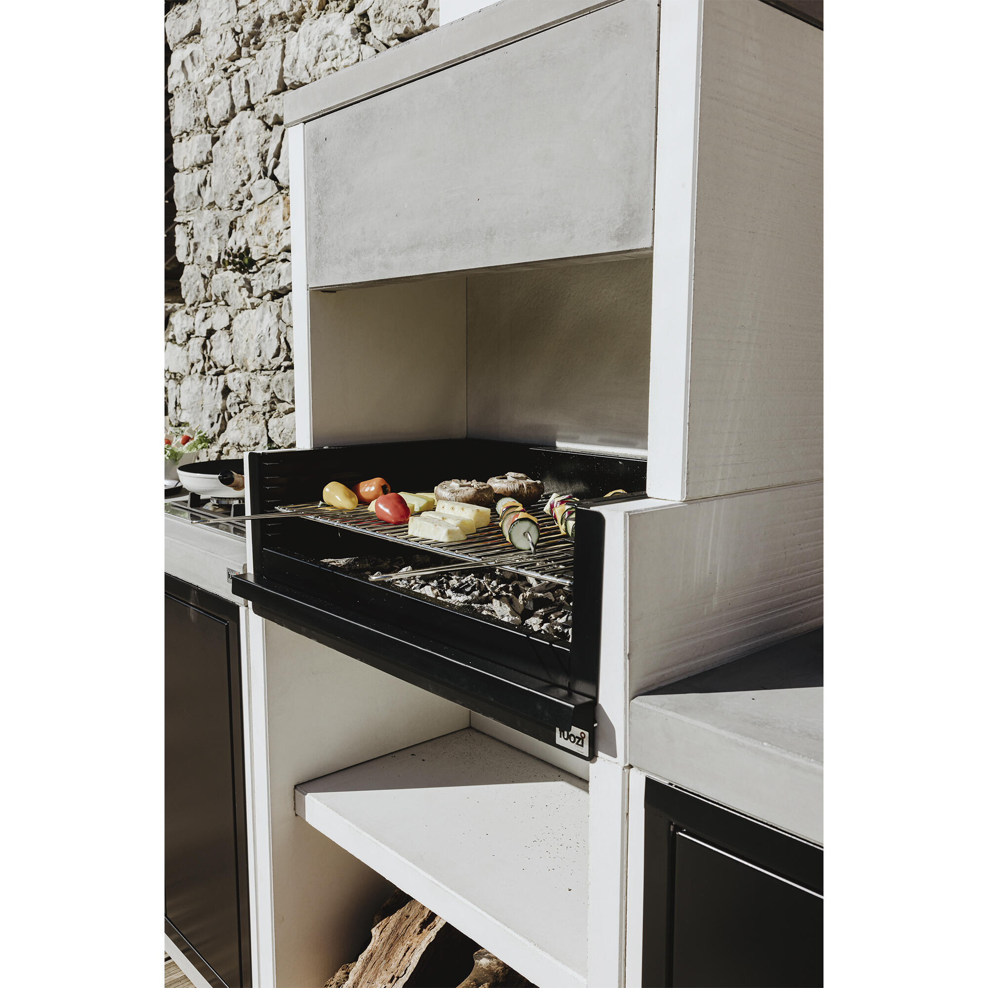 Cozinha de Exterior Venit com rodapé P25 - 10