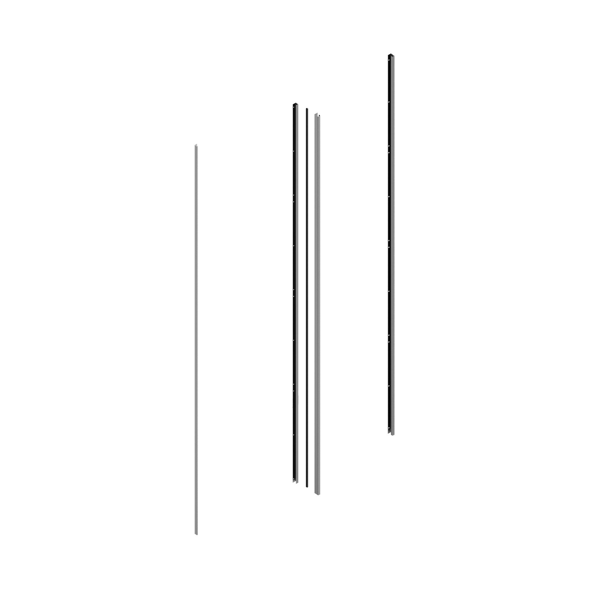 Kit perfil com puxador cinzento para 2 portas 230,4 cm Spaceo Evo'M - 2