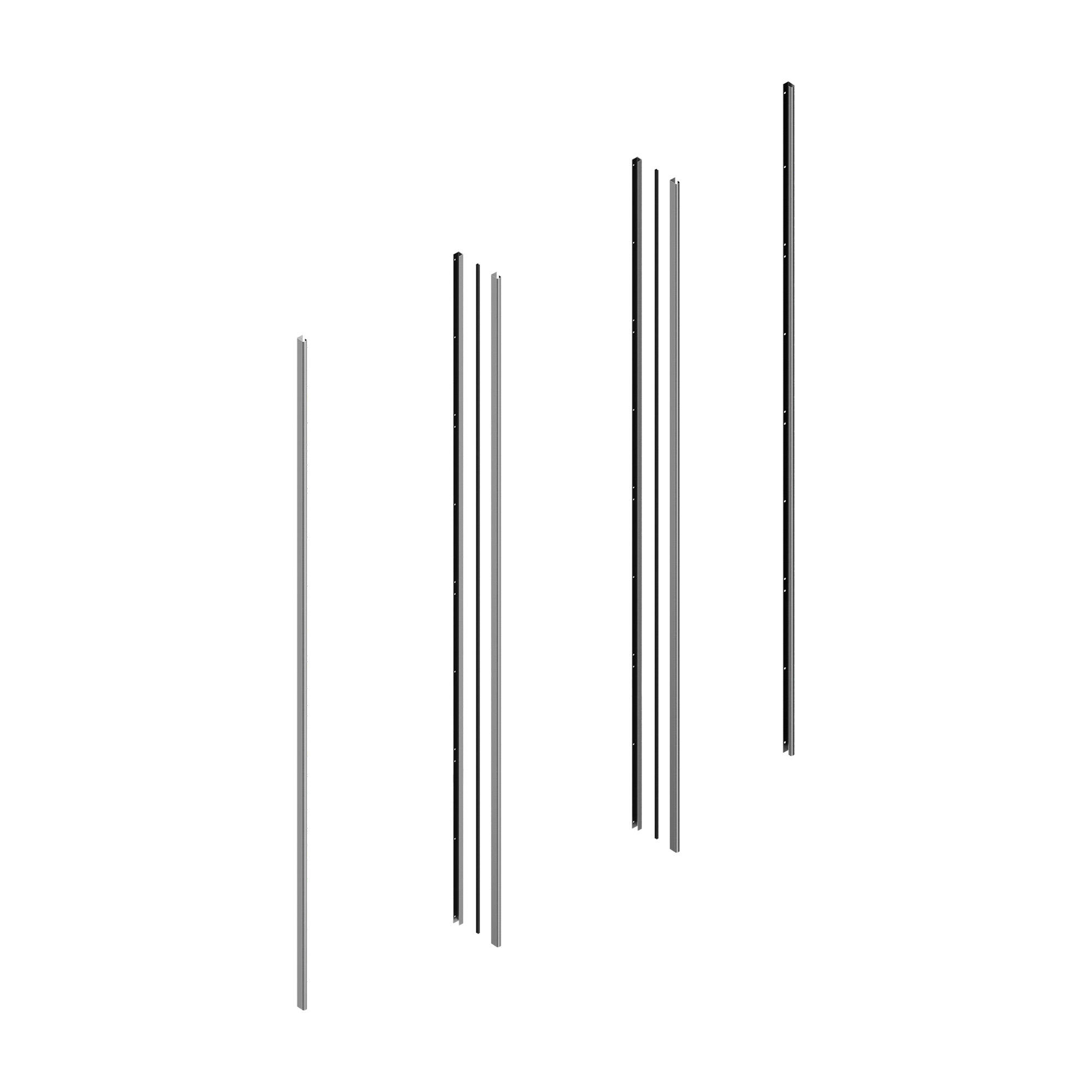 Kit perfil com puxador cinzento para 3 portas 230,4 cm Spaceo Evo'M - 2