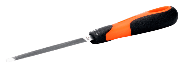 Lime d'affûtage triangulaire pour scie mi-douce BAHCO, L. 150 mm