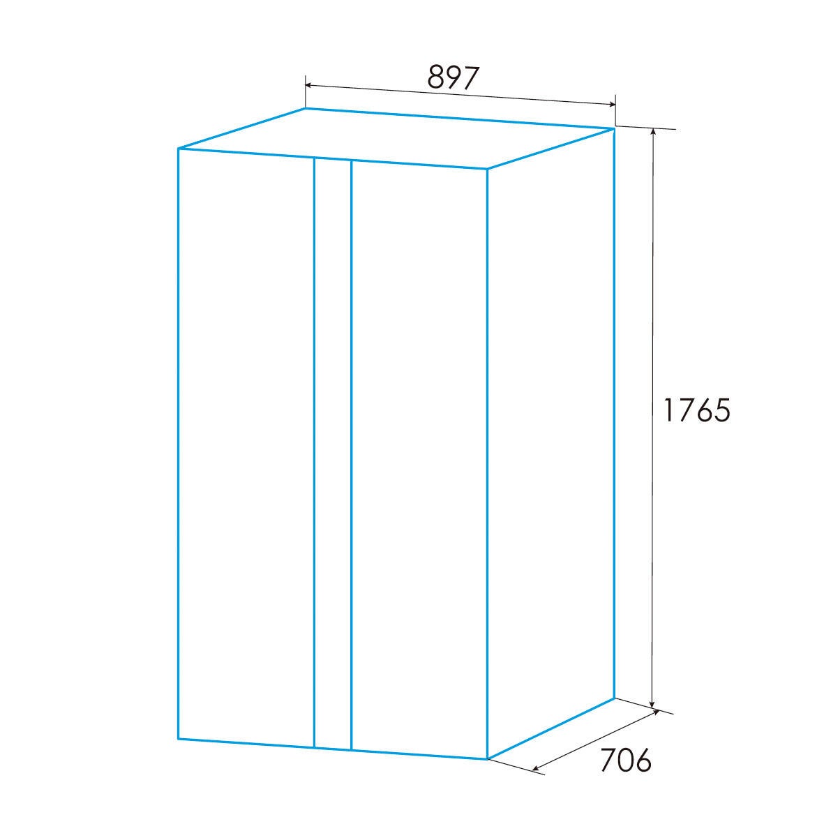 Frigorífico americano Edesa ESS 1833 NF EX Not Frost Inox D - 2