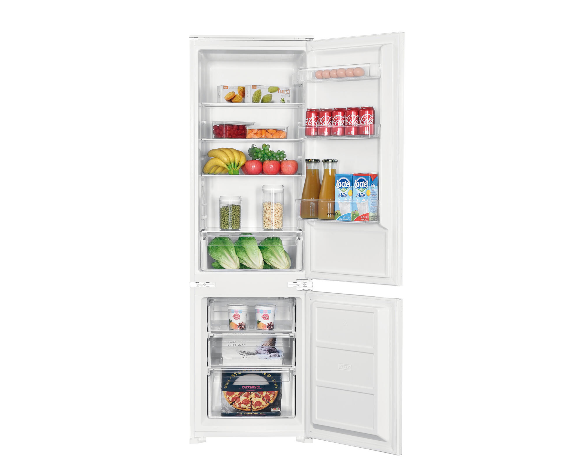 Frigorífico cata ci-54177st/d 60cm179 litros clase e inox