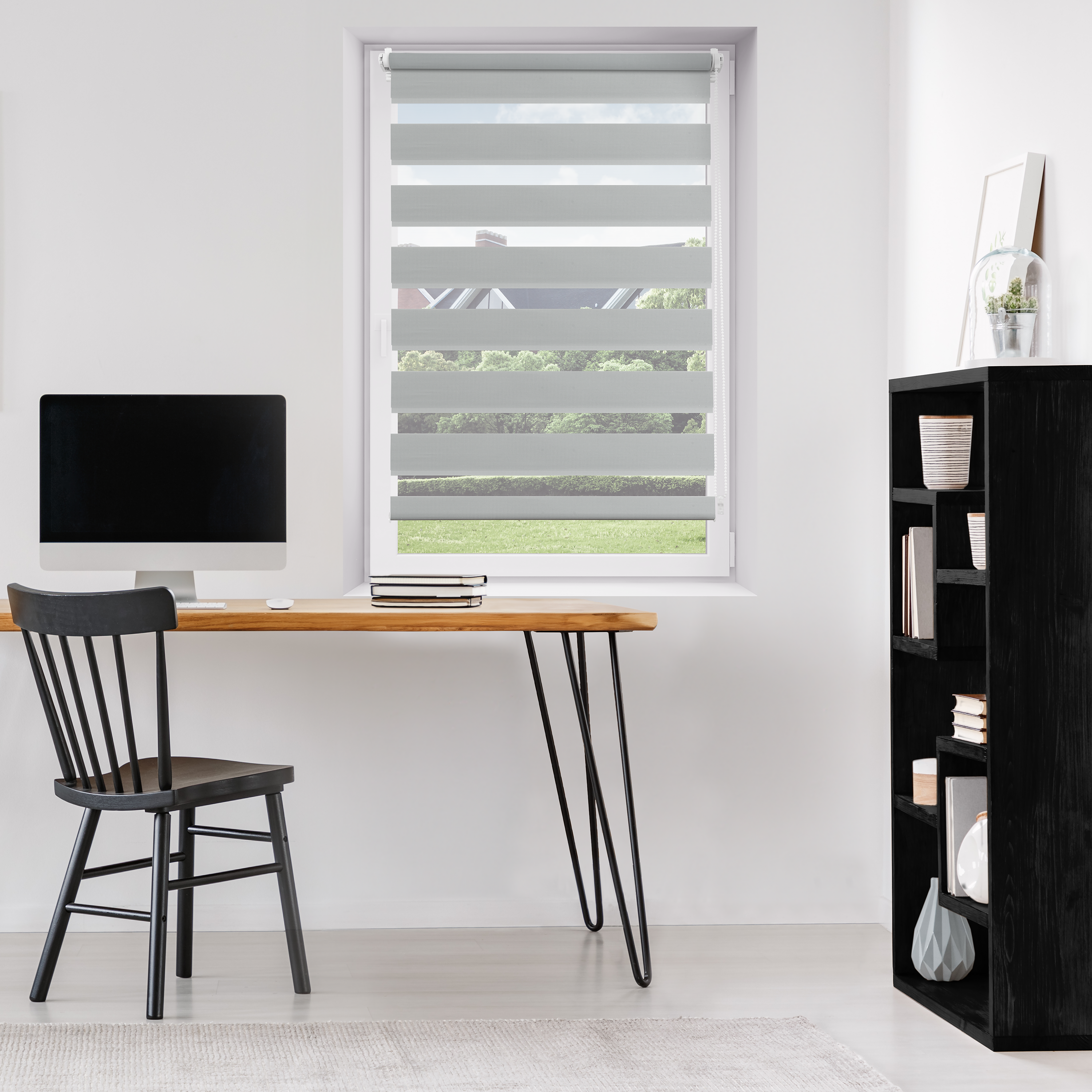 Roleta dzień noc Juno 36 x 140 cm szara - 4