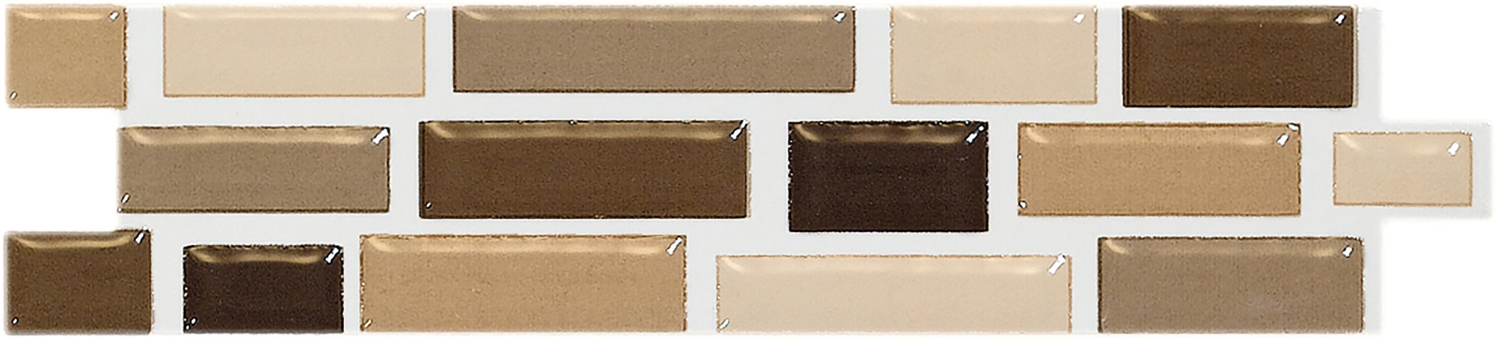 Pack de 32 Listelos cerámica Serie Sin Fin Geo 5X20 efecto relieve ...