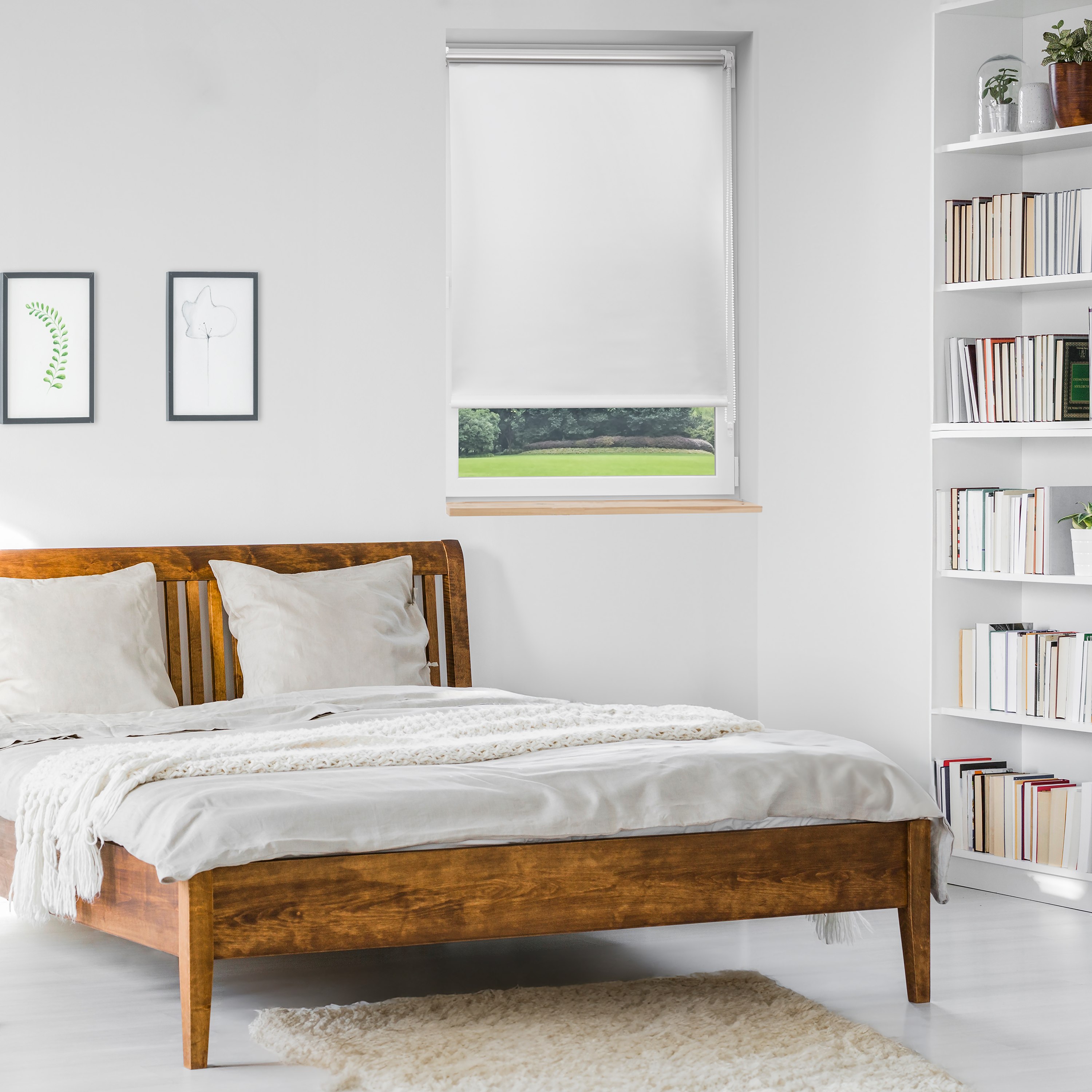 Roleta zaciemniająca Jupiter White 71 x 160 cm biała Inspire - 4