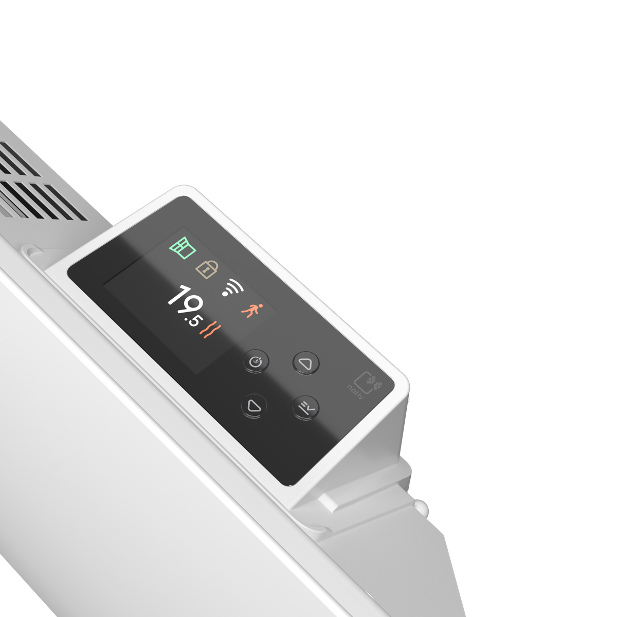 Radiateur électrique connecté à inertie sèche 1000 W TECTONIA NOIROT - 3