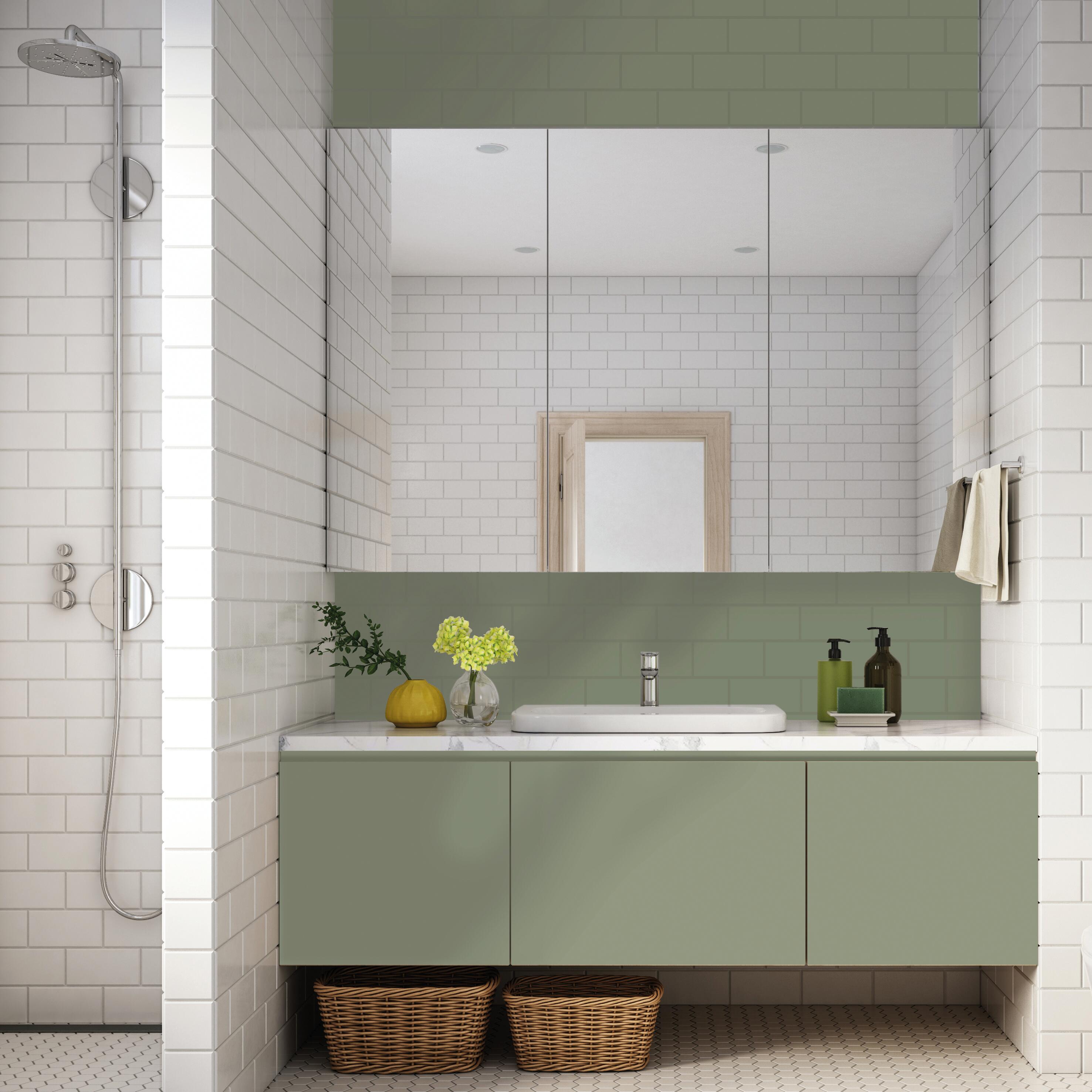 Testeur peinture meuble vert sauge satin SYNTILOR Rénov' cuisine et bain 75ml - 3