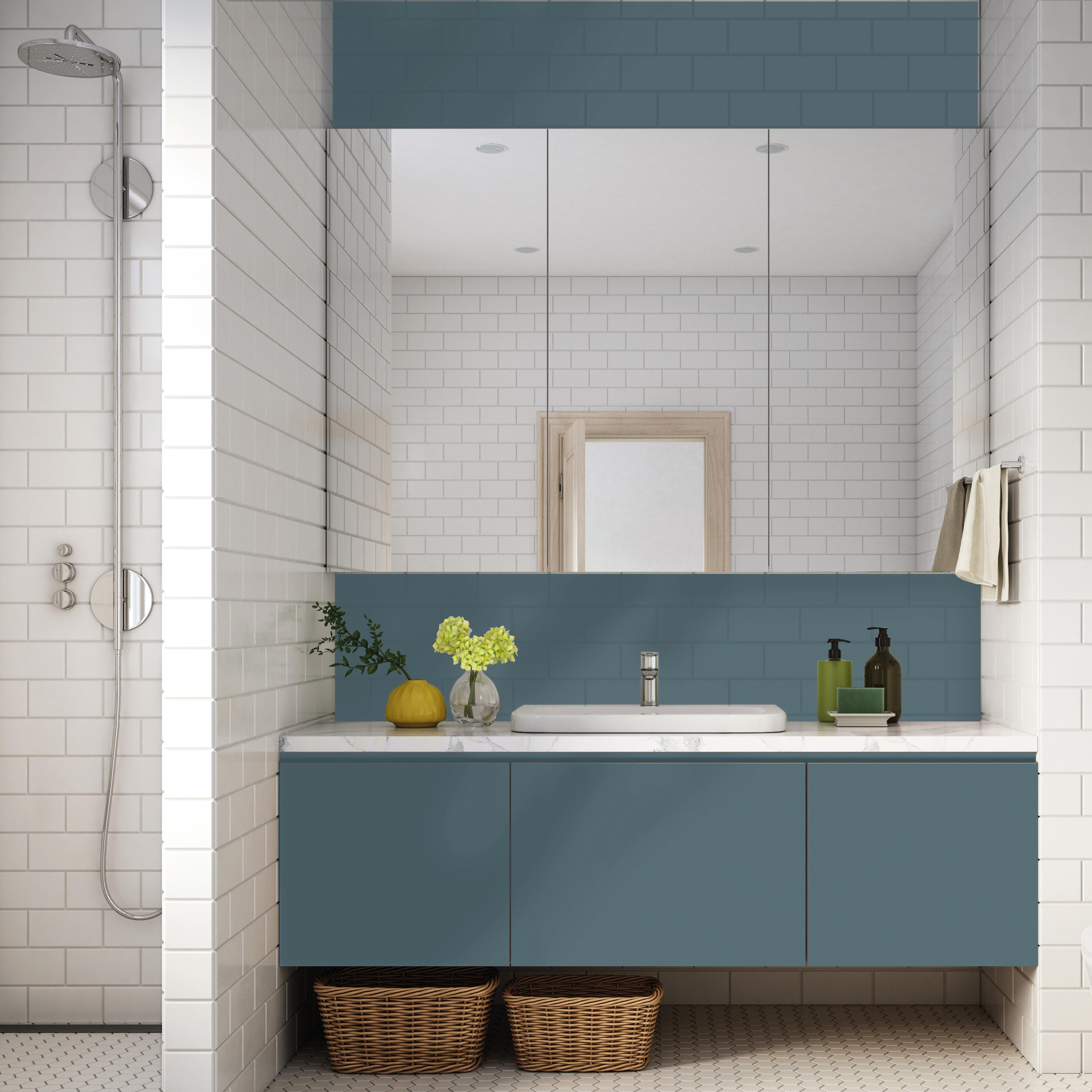 Testeur peinture meuble bleu abysse mat SYNTILOR Rénov' cuisine et bain 75ml - 4