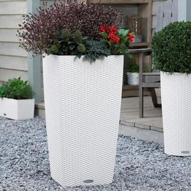 Vaso da fiori KADAX, vaso per piante con sottovaso, vaso Vaso da fiori KADAX, vaso per piante con sottovaso, vaso
