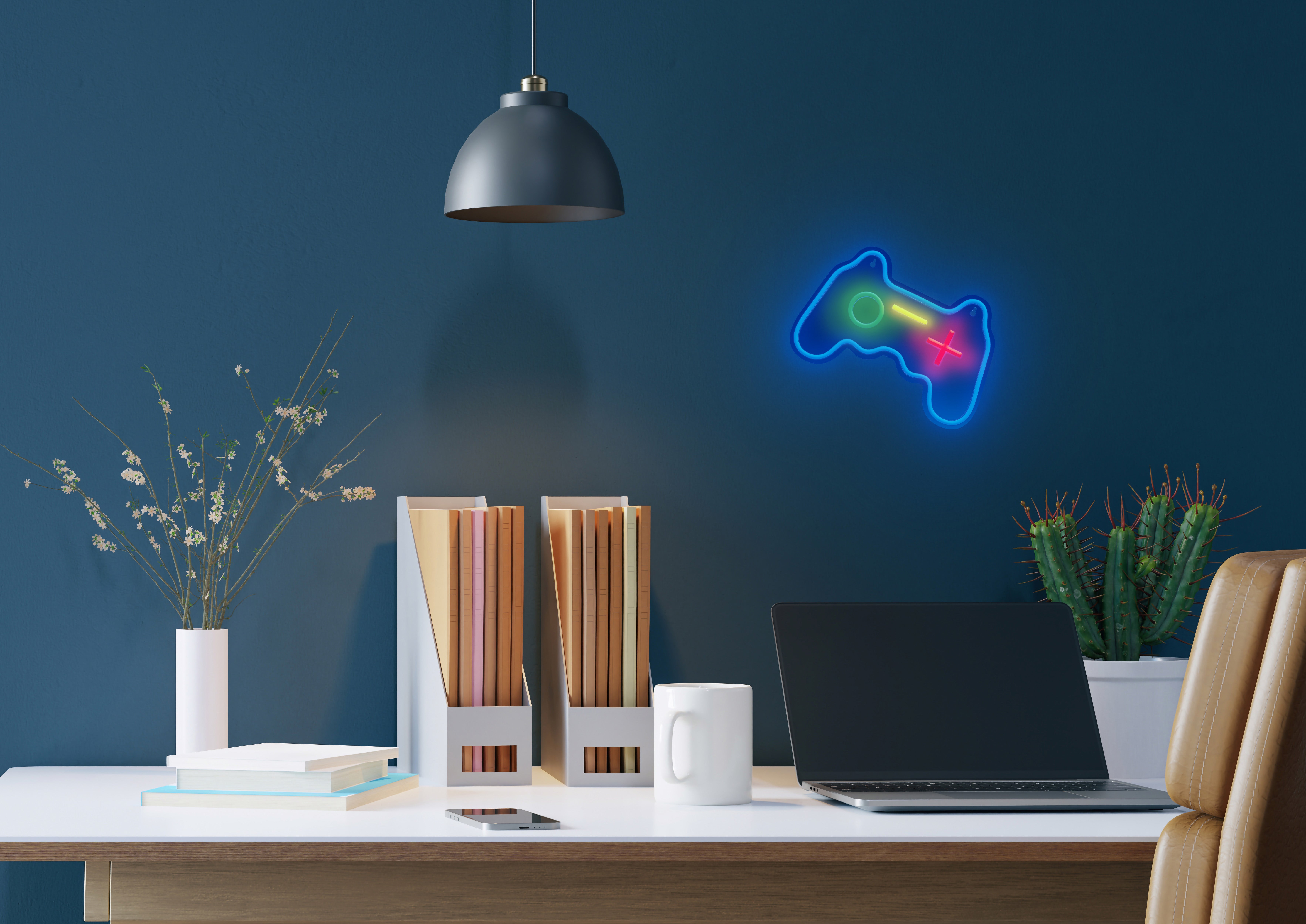 Kinkiet Neon Pad biały LED USB Activejet - 2