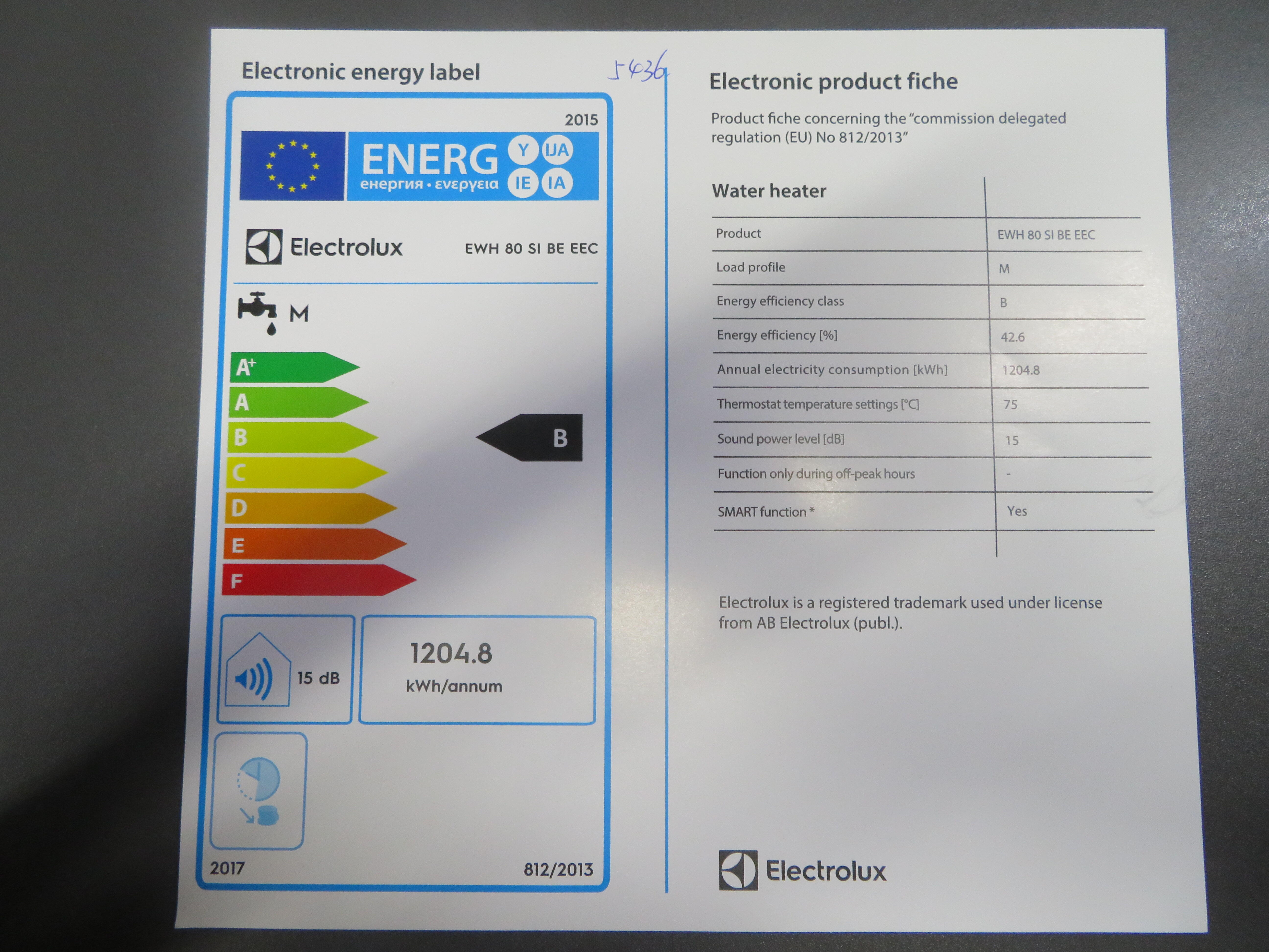 Elektryczny akumulacyjny podgrzewacz wody EWH 80 SI BE EEC ELECTROLUX - 18