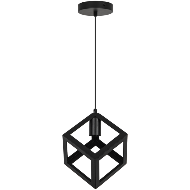 Lampa wisząca Plywood czarna E27 Inspire