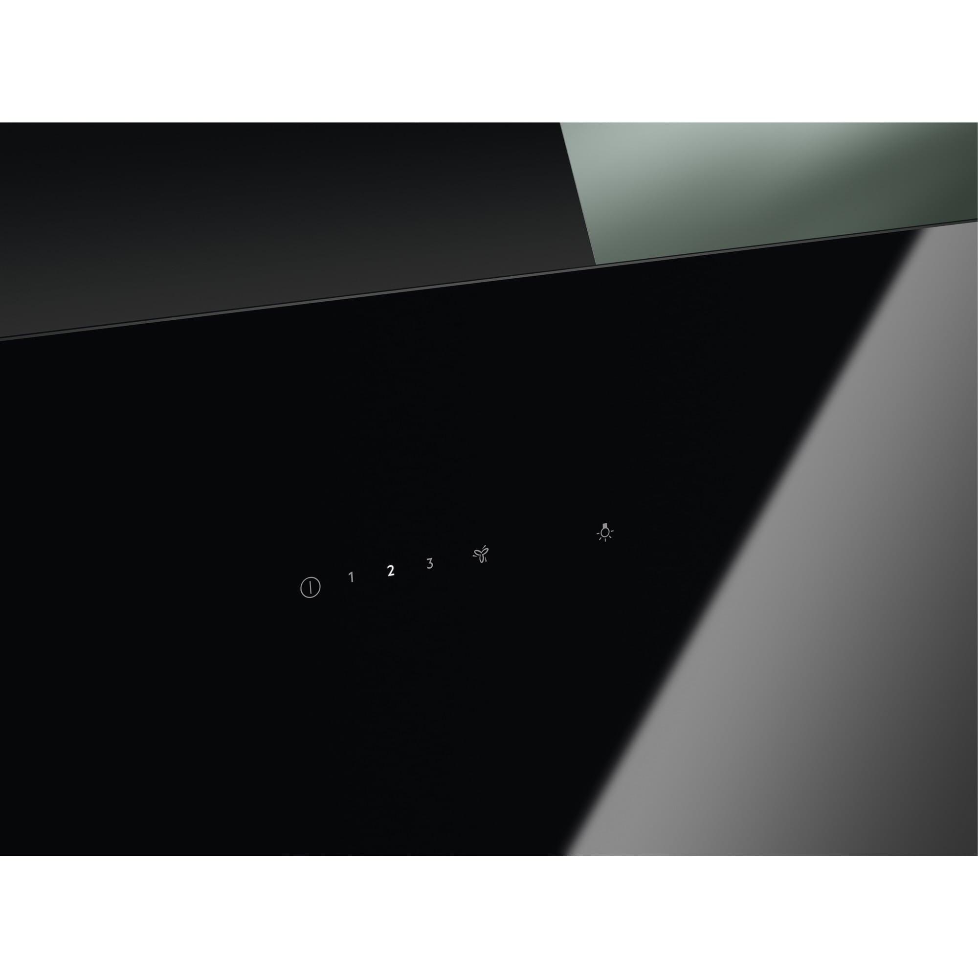 Hotte inclinée L60 cm ELECTROLUX LFV626K Noir - 3