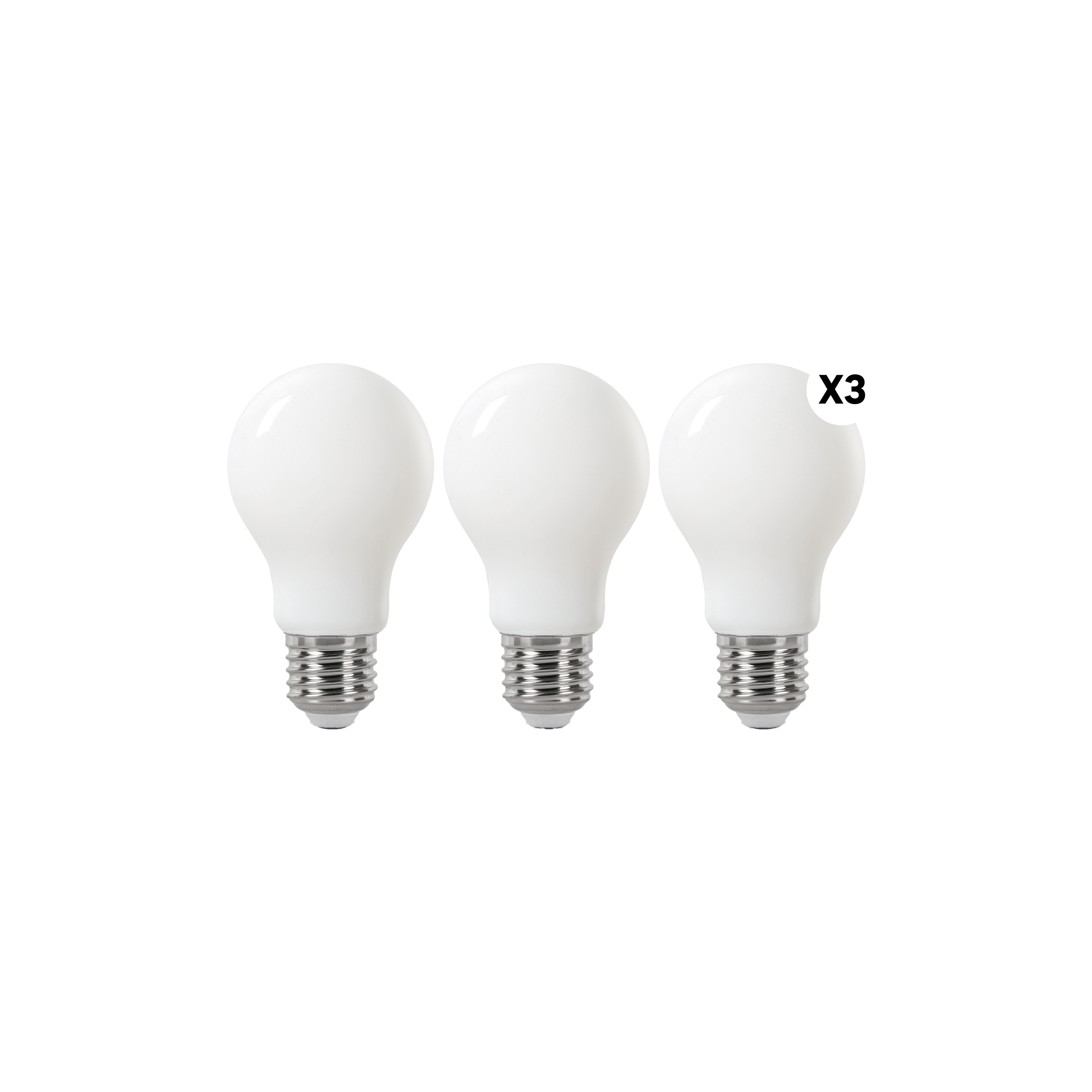 Żarówka LED 3 szt. E27 3,8 W 806 lm Neutralna biel Lexman - 3
