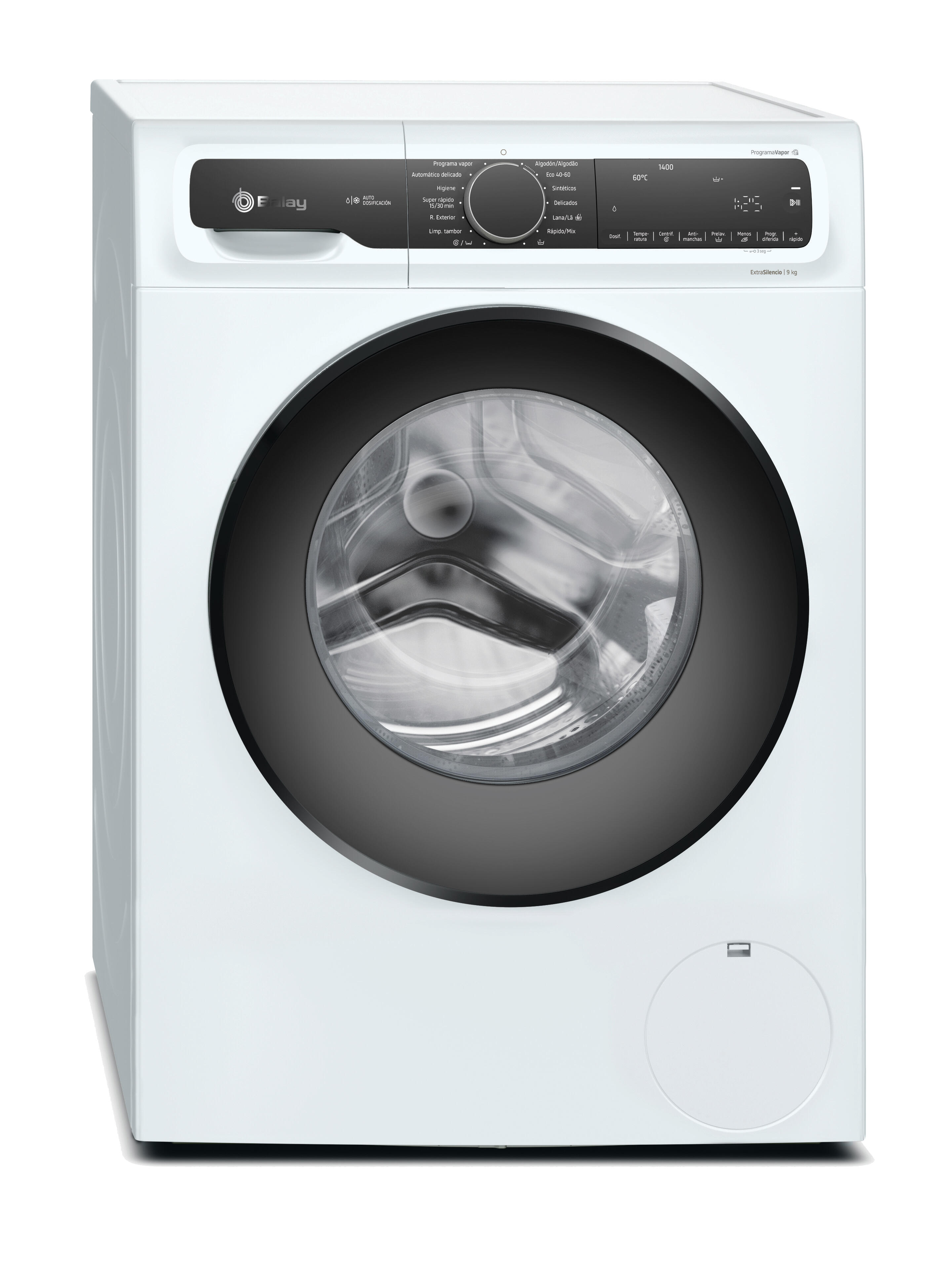 Lavadora balay 3ts395bds carga frontal 9 kg 1400 rpm 11 programas clase a blanco