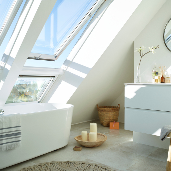 VELUX 78 X 98 Confort EverFinish Polyur thane Blanc Rotation GGU MK04 VELUX 78 X 98 Confort EverFinish Polyur thane Blanc Rotation GGU MK04