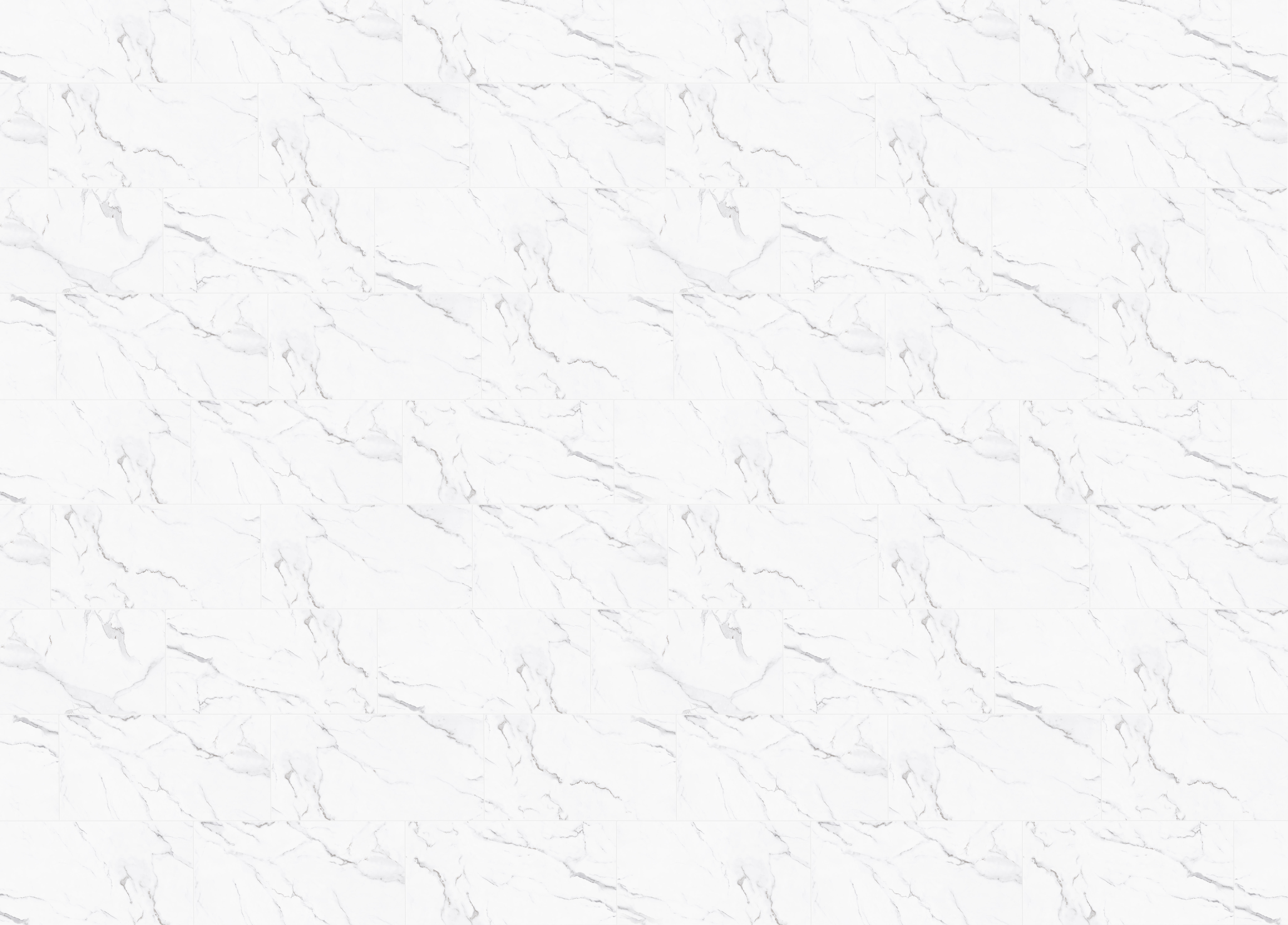 Revestimiento de pared decorativo efecto mármol vinílico SPC White Trevore color blanco de 80x40 cm - 7