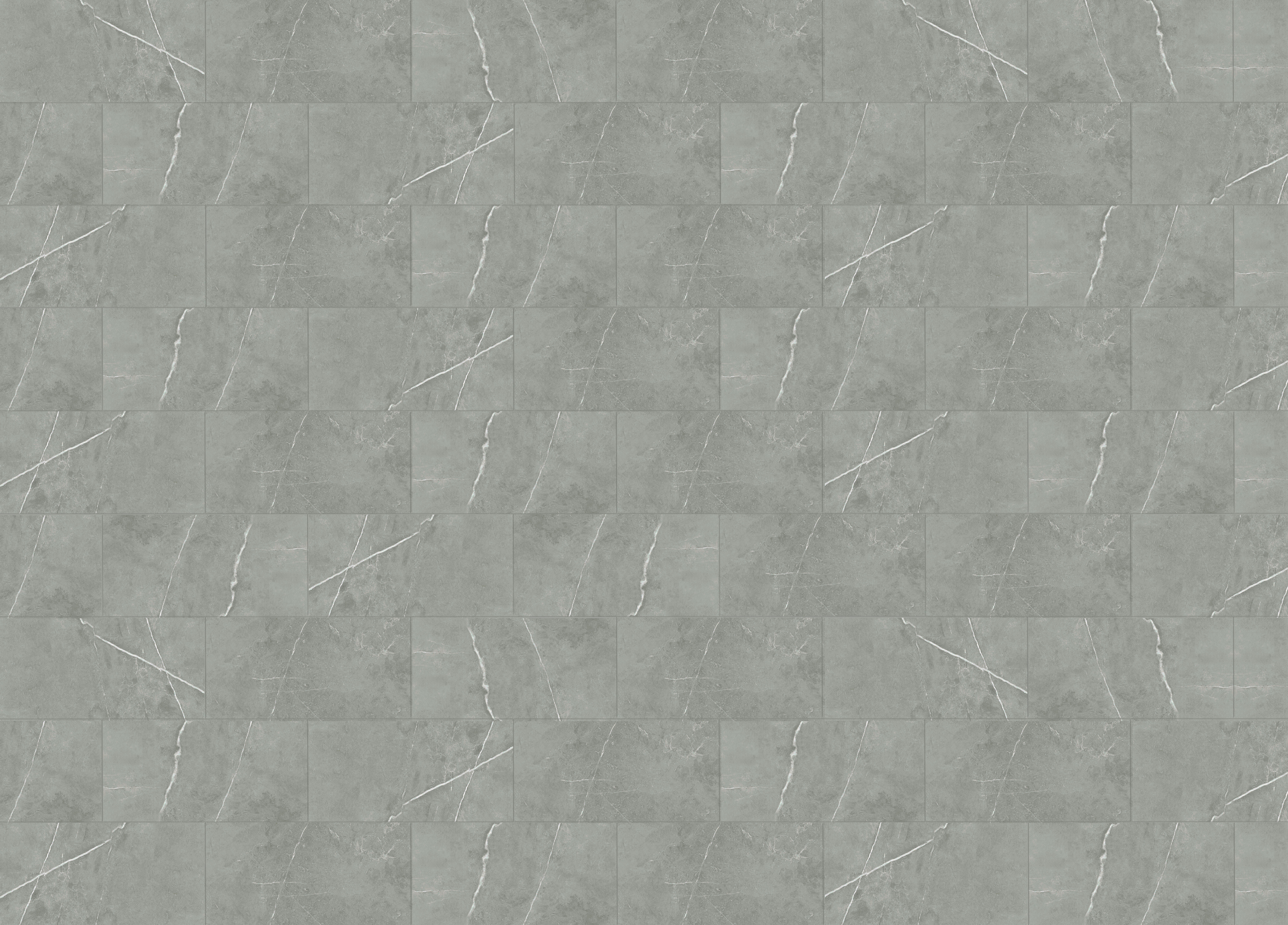 Revestimiento de pared decorativo efecto mármol vinílico SPC Carrara Mercuri color gris de 80x40 cm - 7
