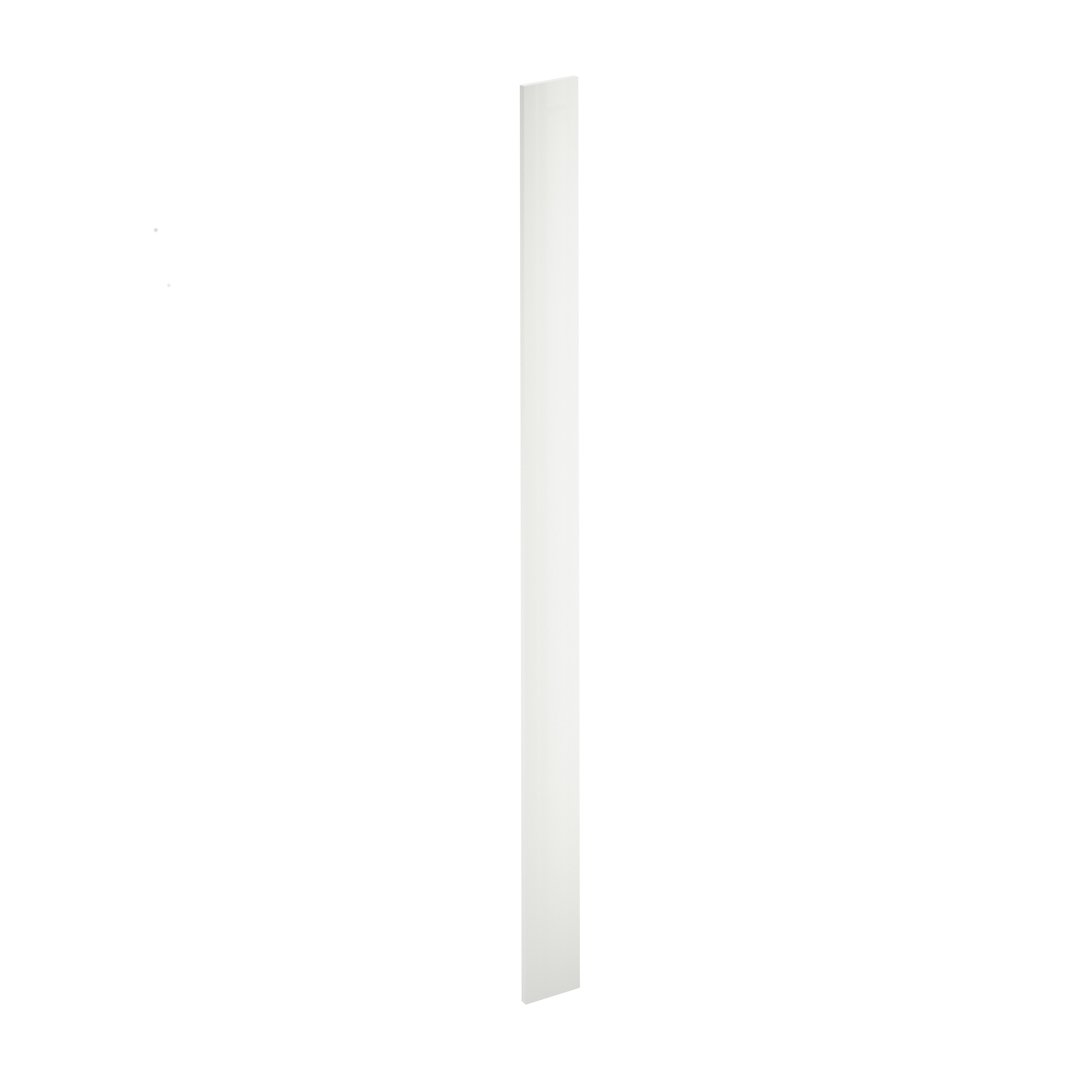 Puerta para mueble de cocina sevilla blanco brillo h 214.4 x l 15 cm
