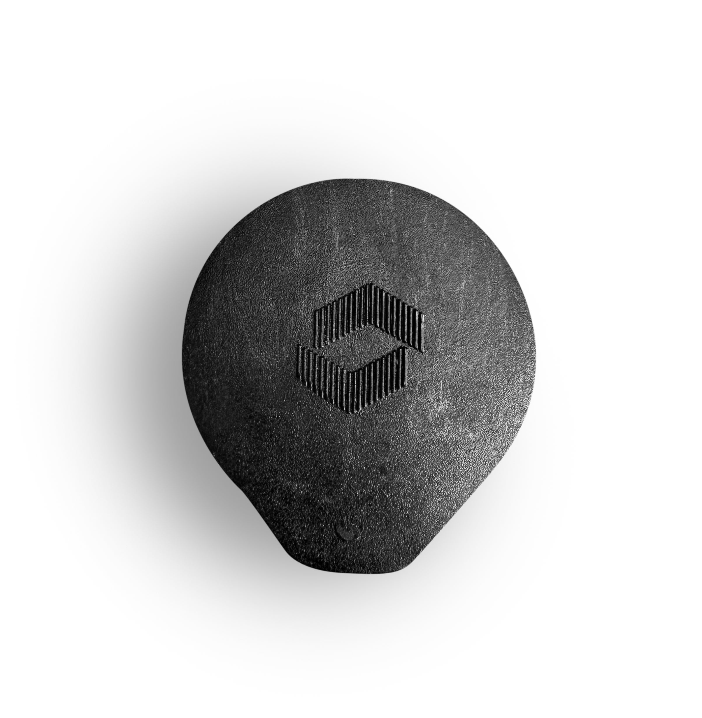 Terminal de poste metálico lux negro 6x5 cm