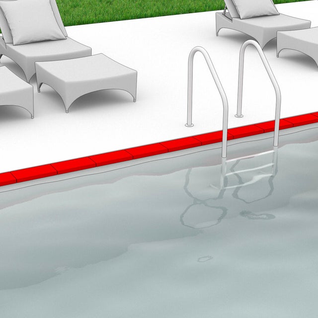 Piastrella a L Brasile beige L 30 x H 15 cm 4 pezzi