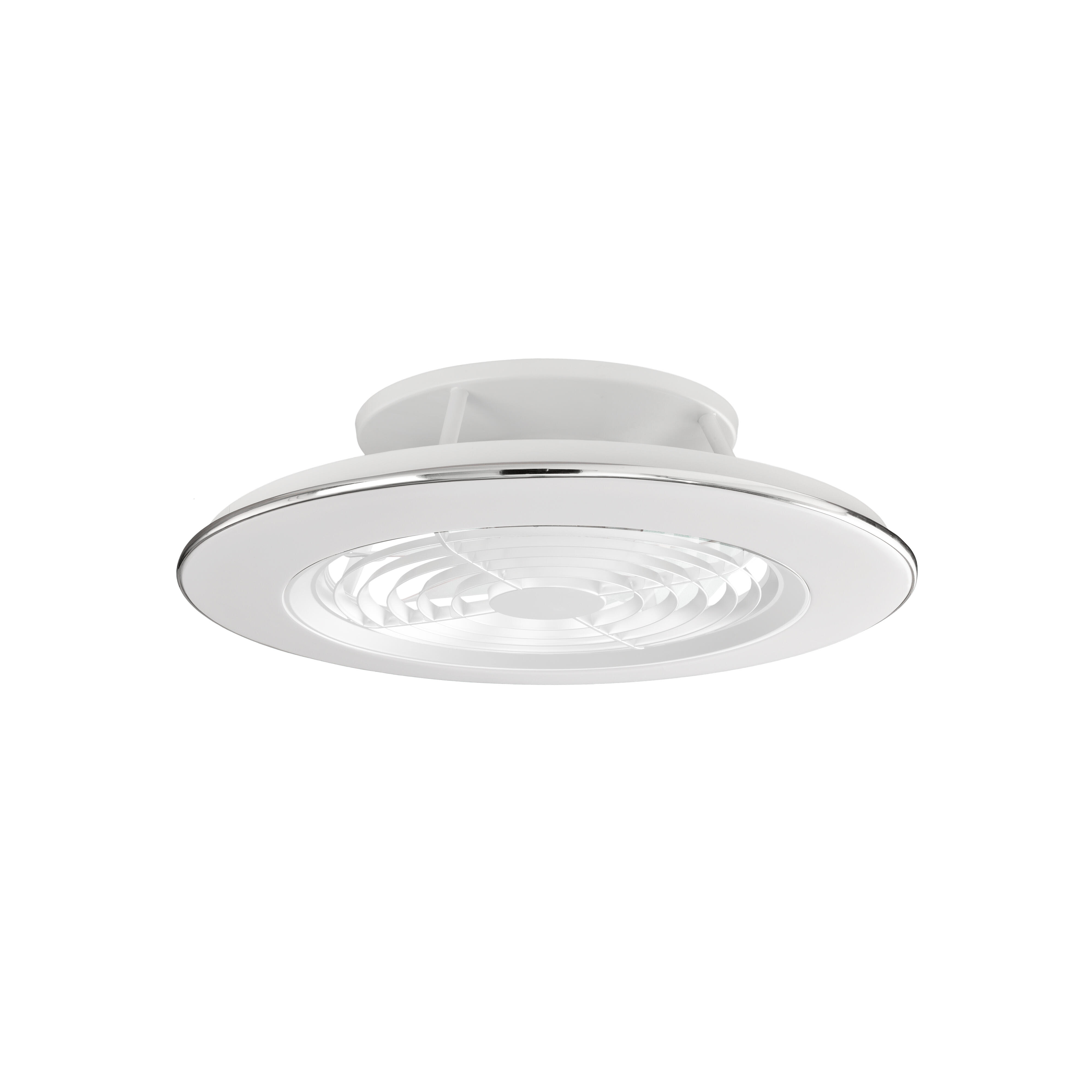 Ventilador de techo con luz sin aspas silencioso DC 35W con mando ø63 cm Alisio MANTRA blanco luz CCT | 6 velocidades | modo verano/invierno | recomendado de 13 a 20 m² - 2