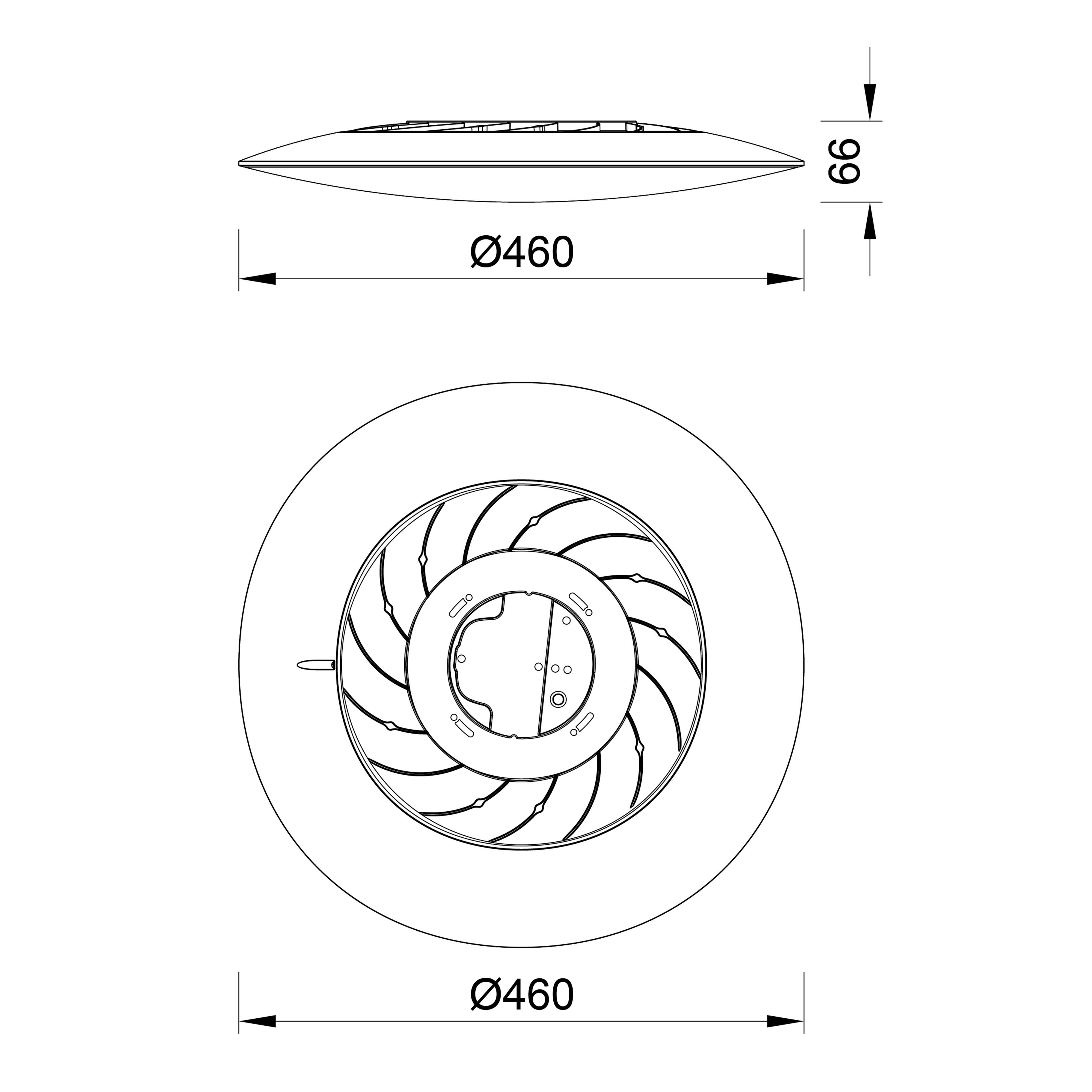 Plafón Slim LED color luz regulable 46 cm - 2