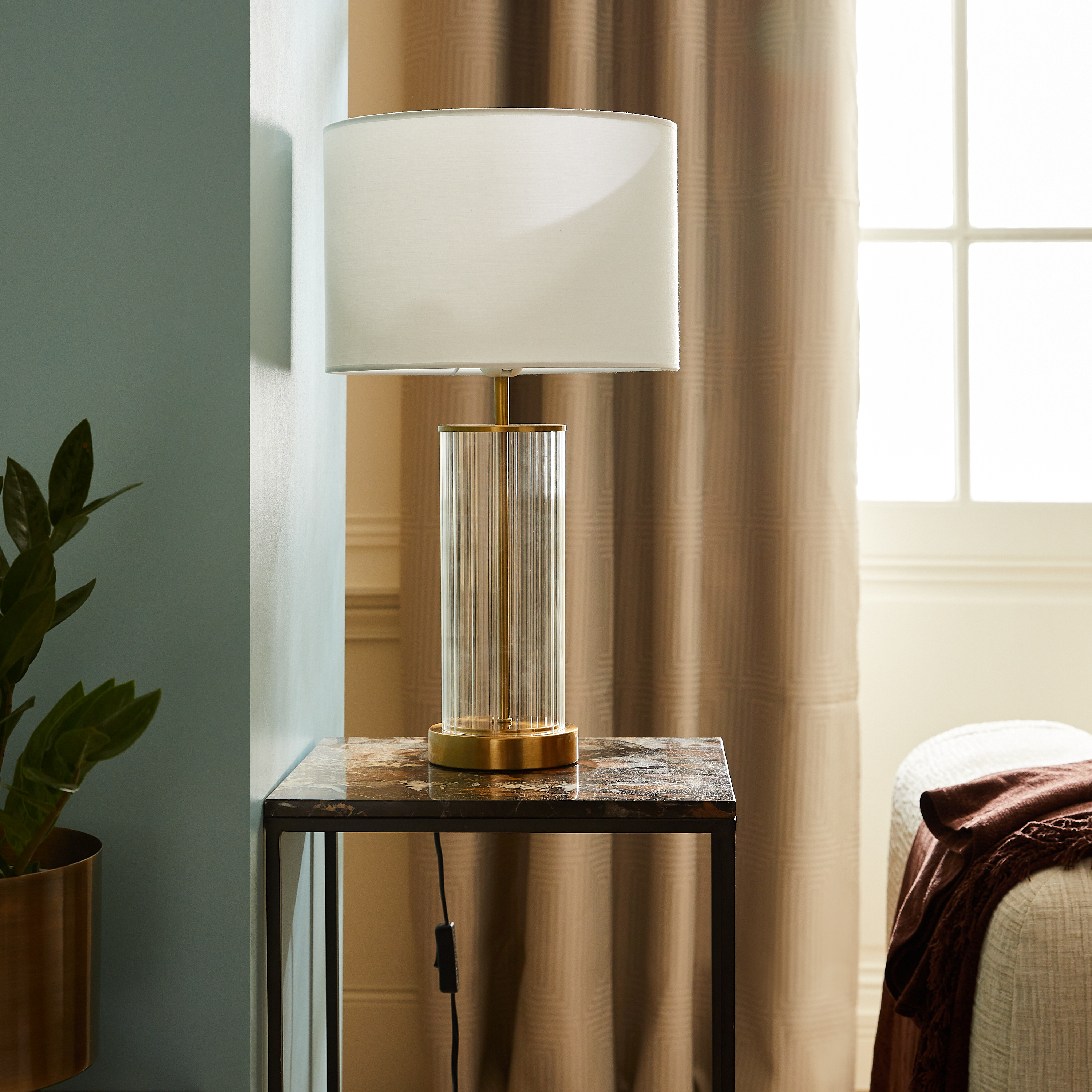 Lampa stołowa Mamio miedź E27 Inspire - 20