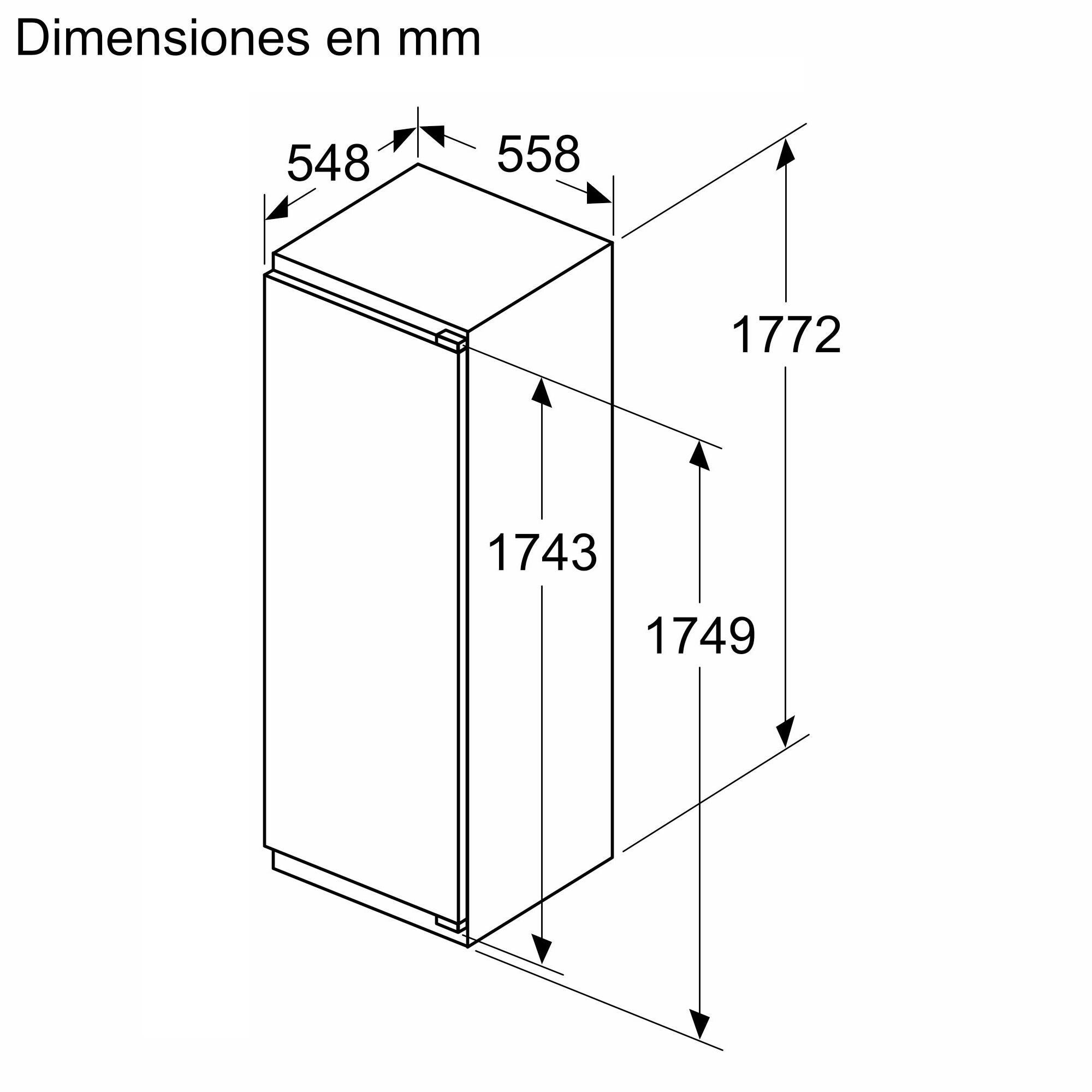 Frigorífico 1 puerta BALAY 3FIE734S Frío ventilado 177.2cm 310L blanco clase E - 2