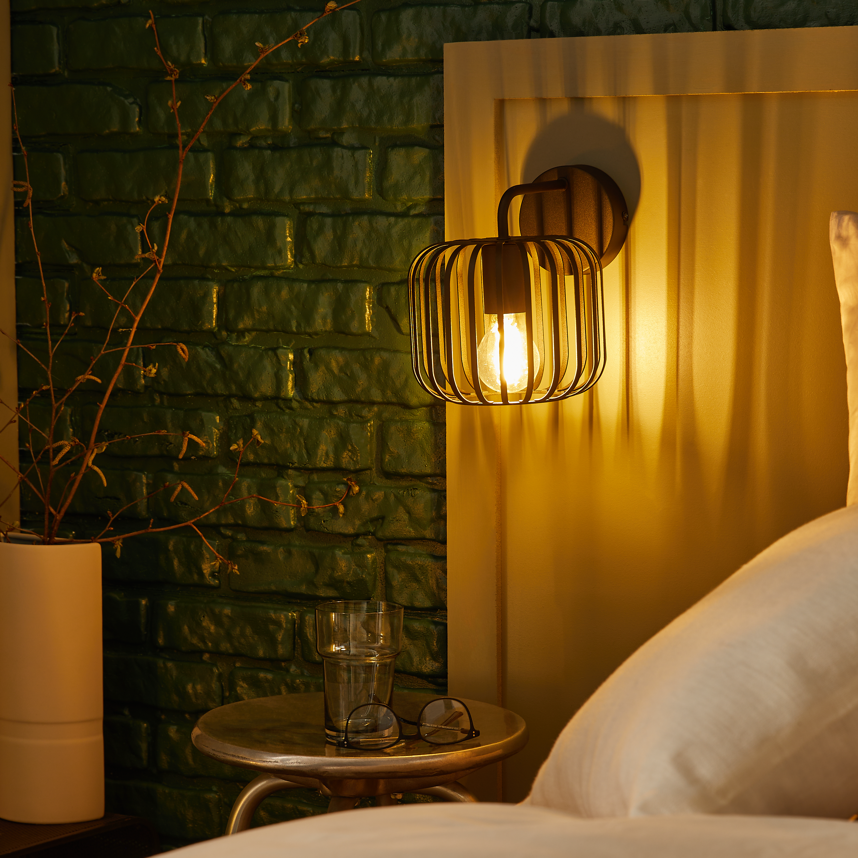 Kinkiet Pecan czarny E27 Inspire - 3