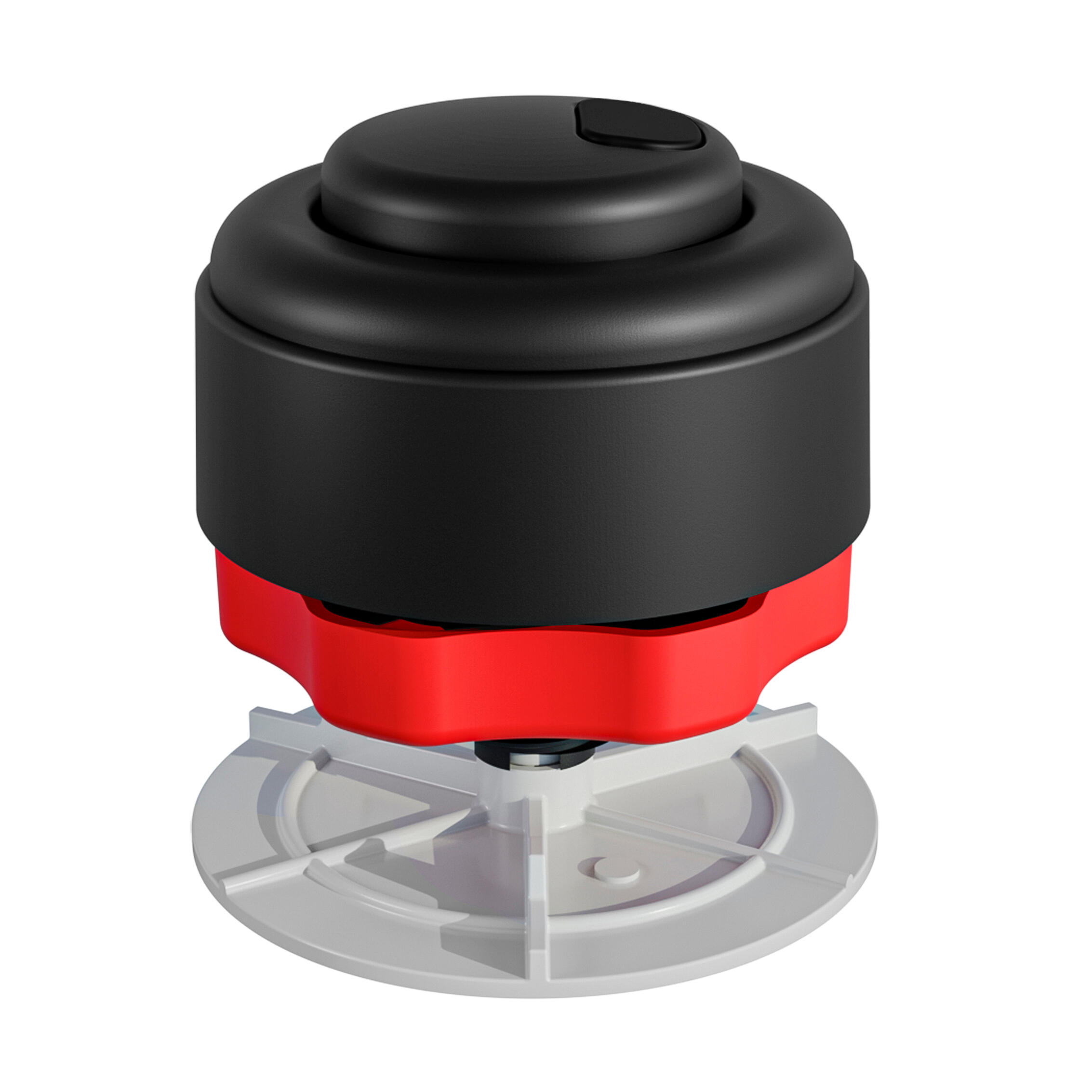 Doble pulsador universal doble fominaya negro mate