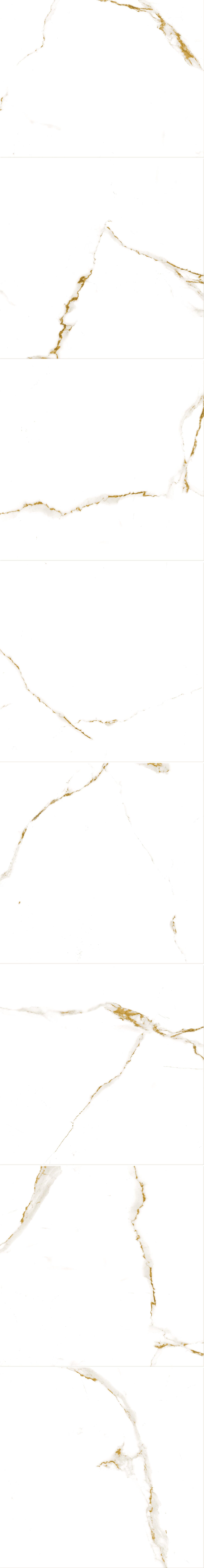 Revestimiento de pared decorativo efecto mármol de PVC Bariwall Calacata de blanco de 260x33.3cm - 6