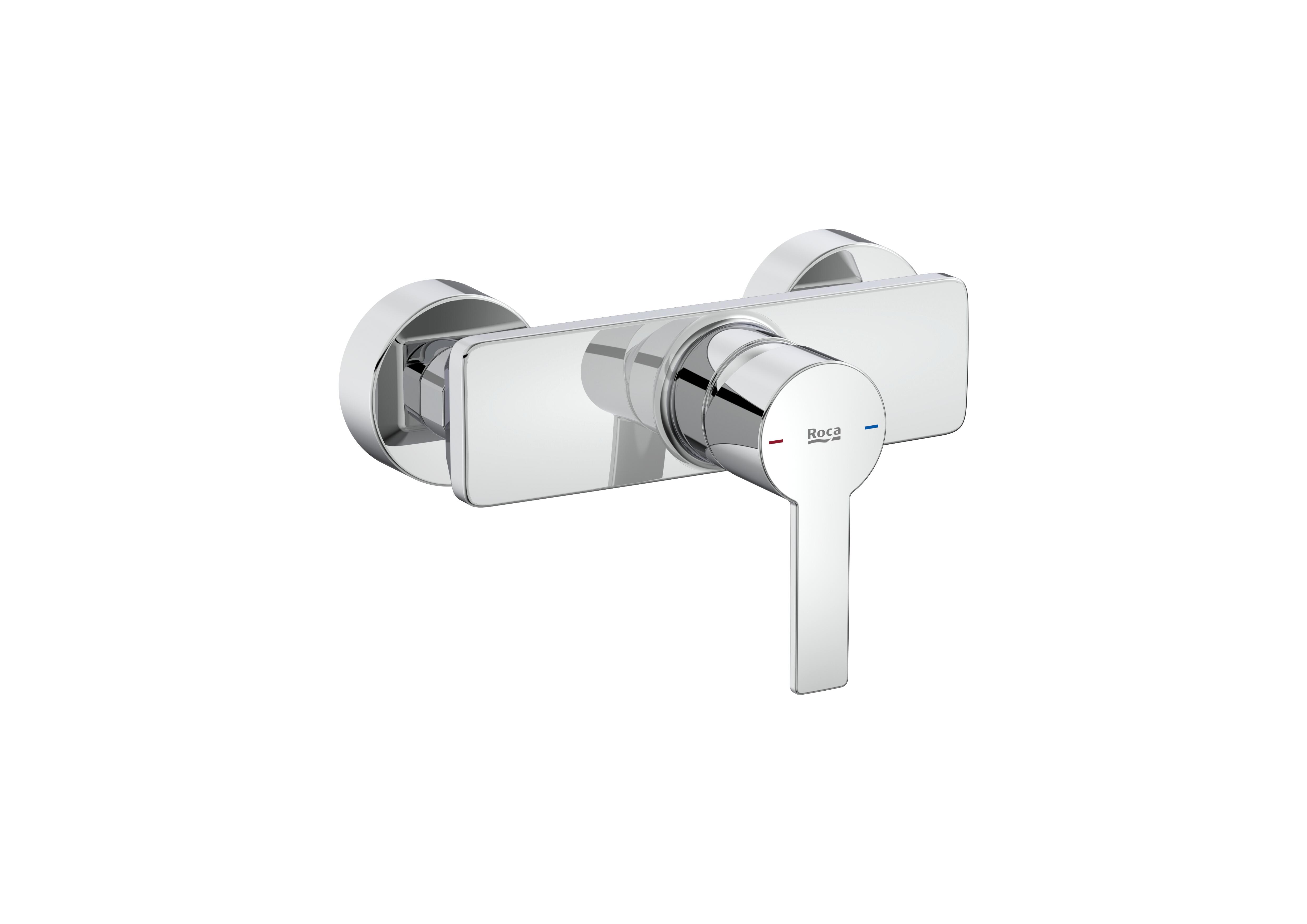 Grifo de ducha monomando ROCA Alpine cromo brillo Antical Latón - 5