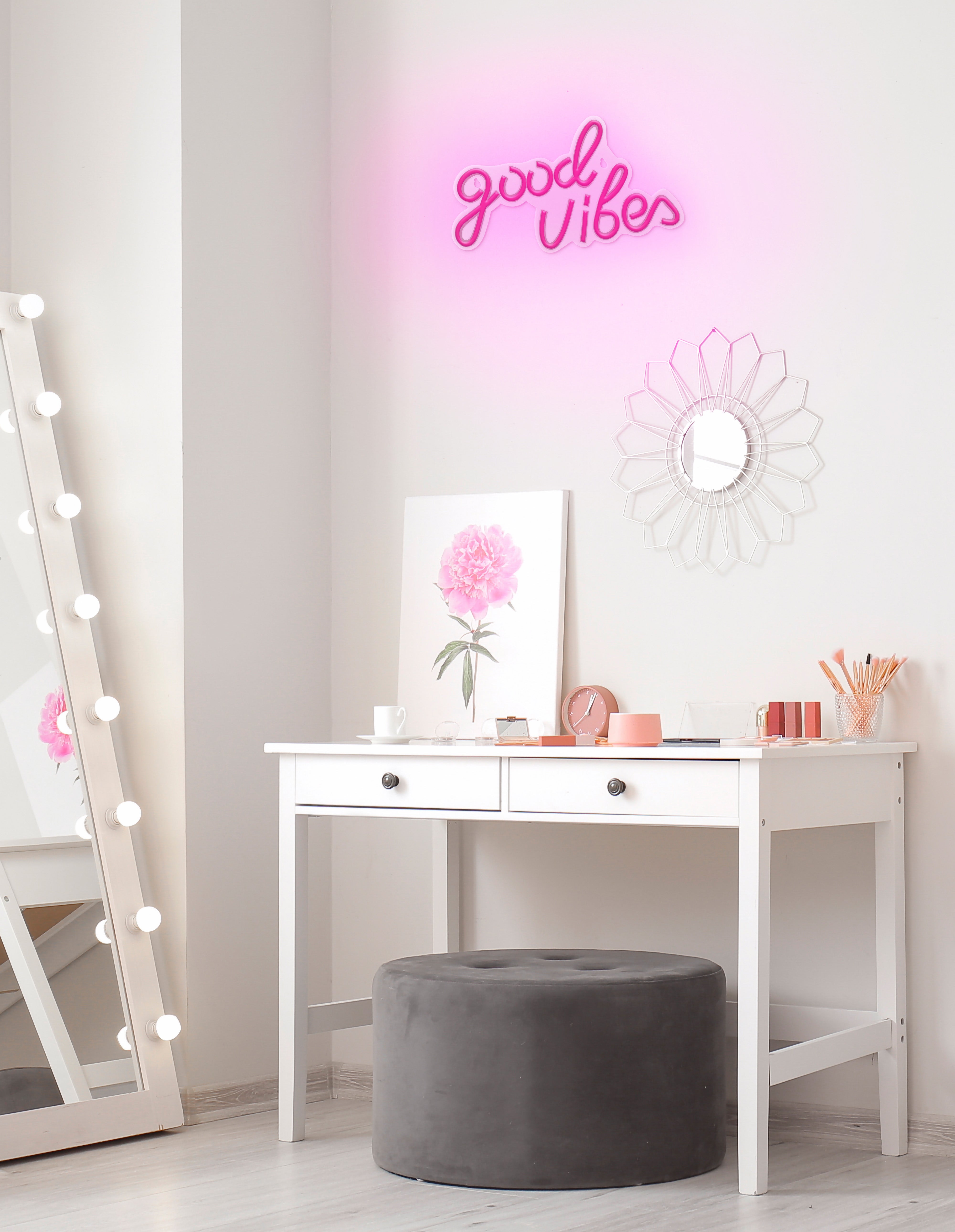 Kinkiet Neon Vibes USB różowy LED Activejet - 2