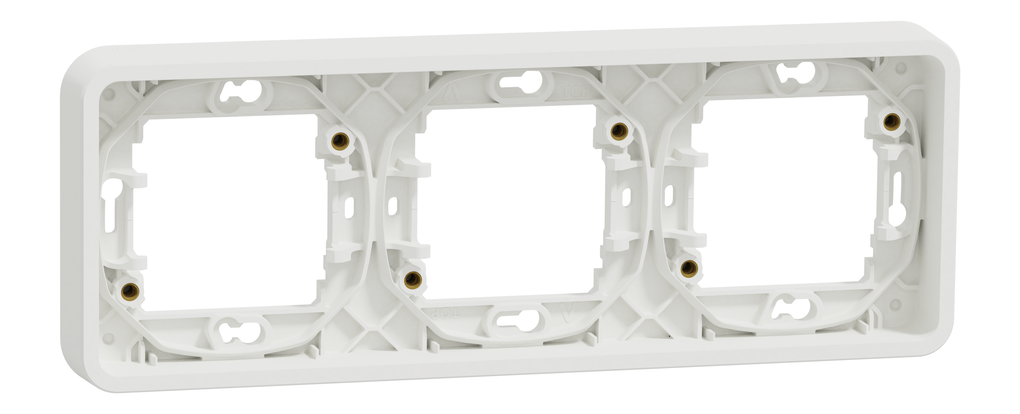 Marco triple blanco mureva ip65