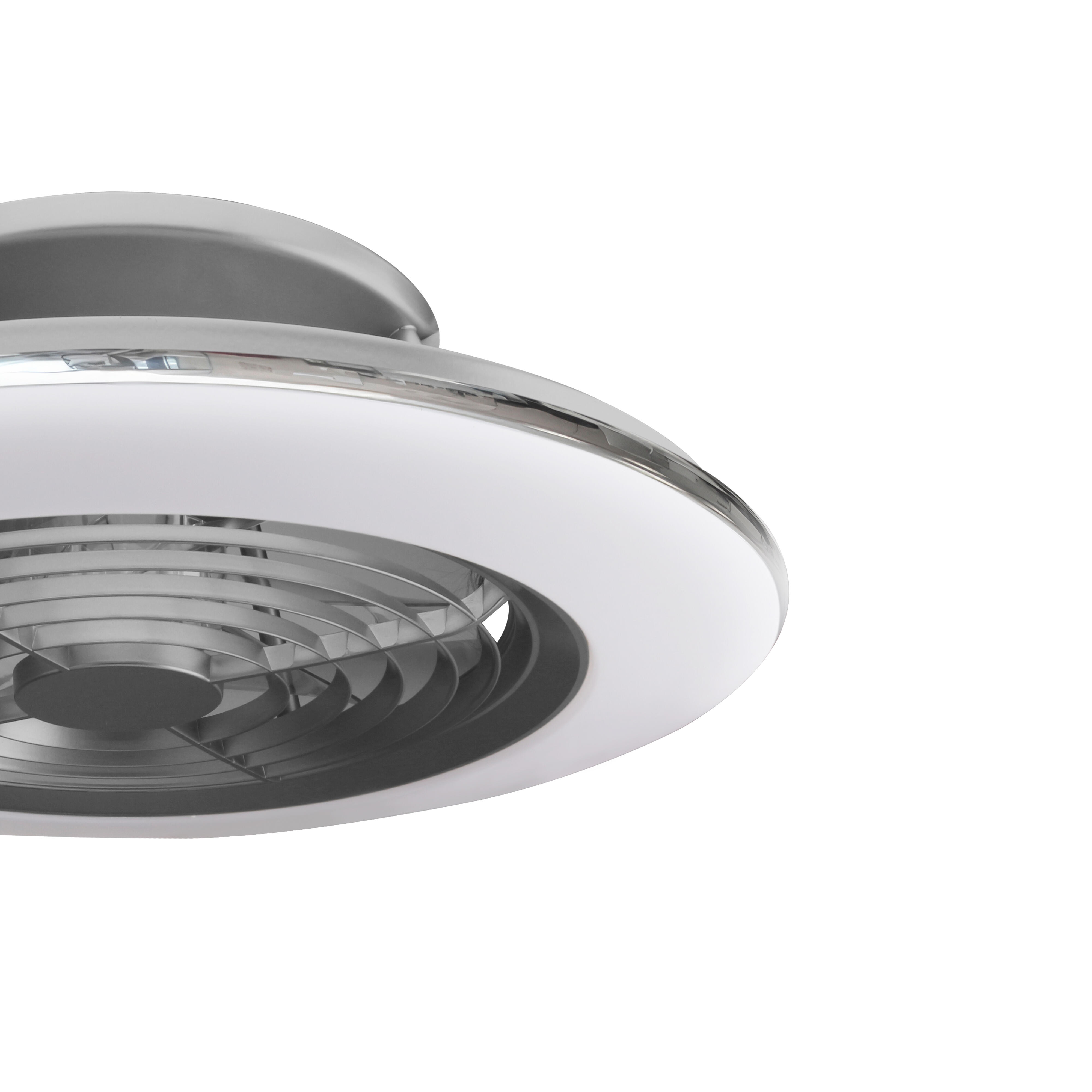 Ventilador de techo con luz sin aspas silencioso DC con mando MANTRA Alisio gris ø52.5 cm invierno/verano color luz regulable - 15