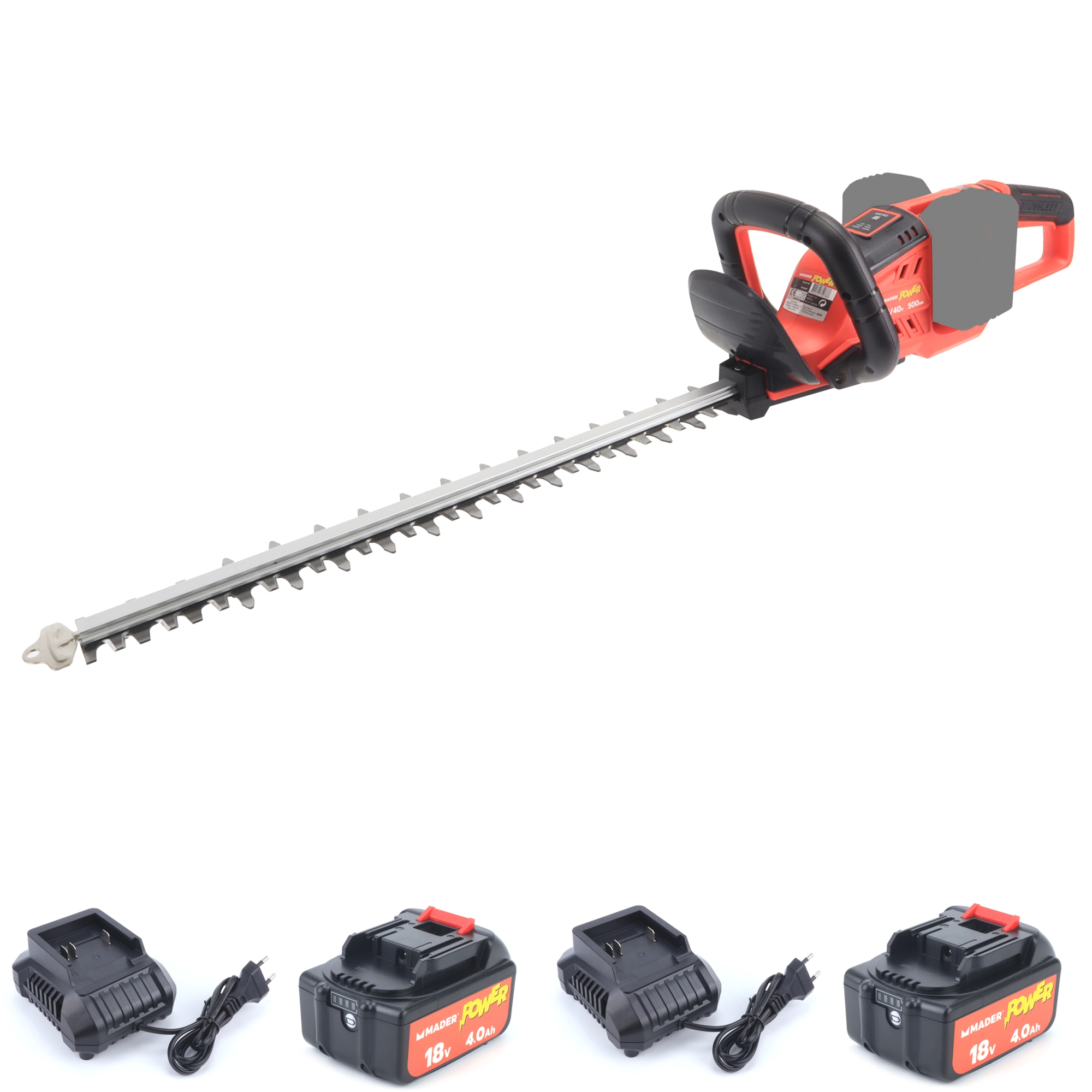 Cortasetos de batería sf8a607 20v 50cm longitud de cuchilla