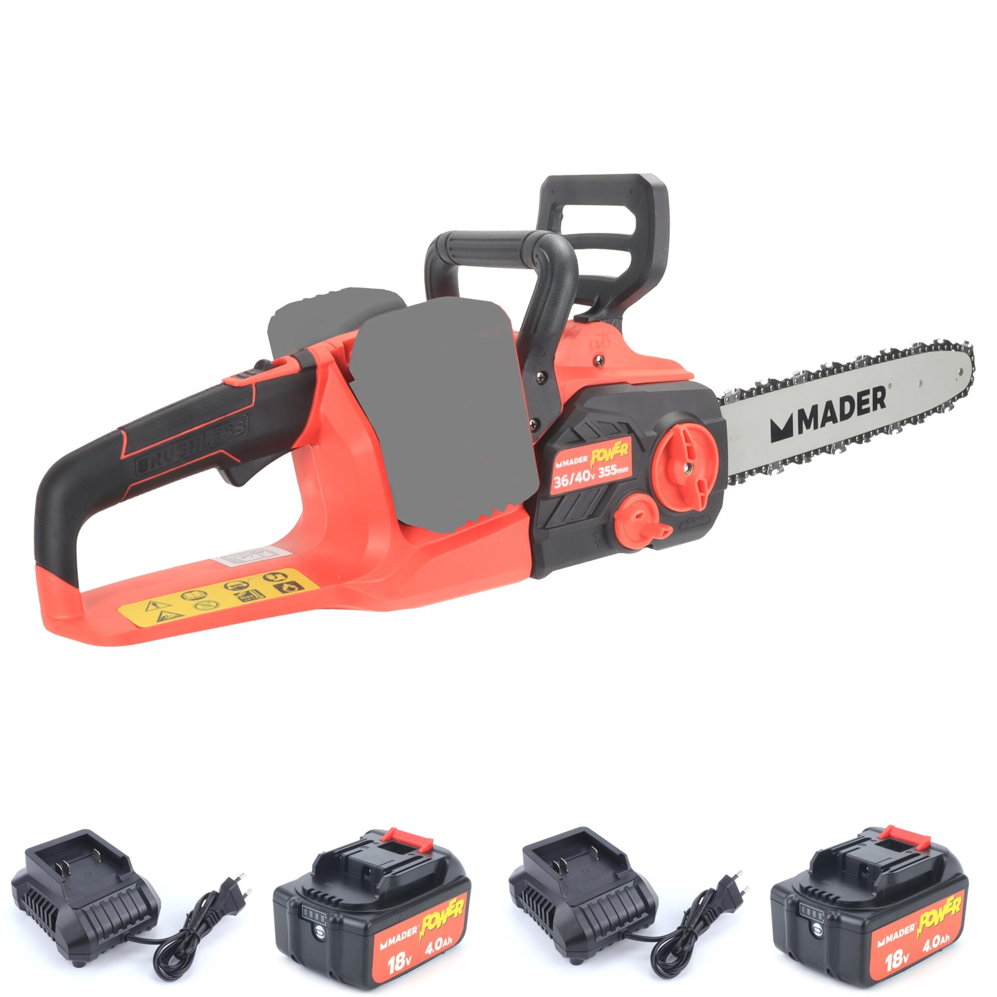 Motosierra a batería sf8j116 40v 8ah 35.5 cm longitud espada