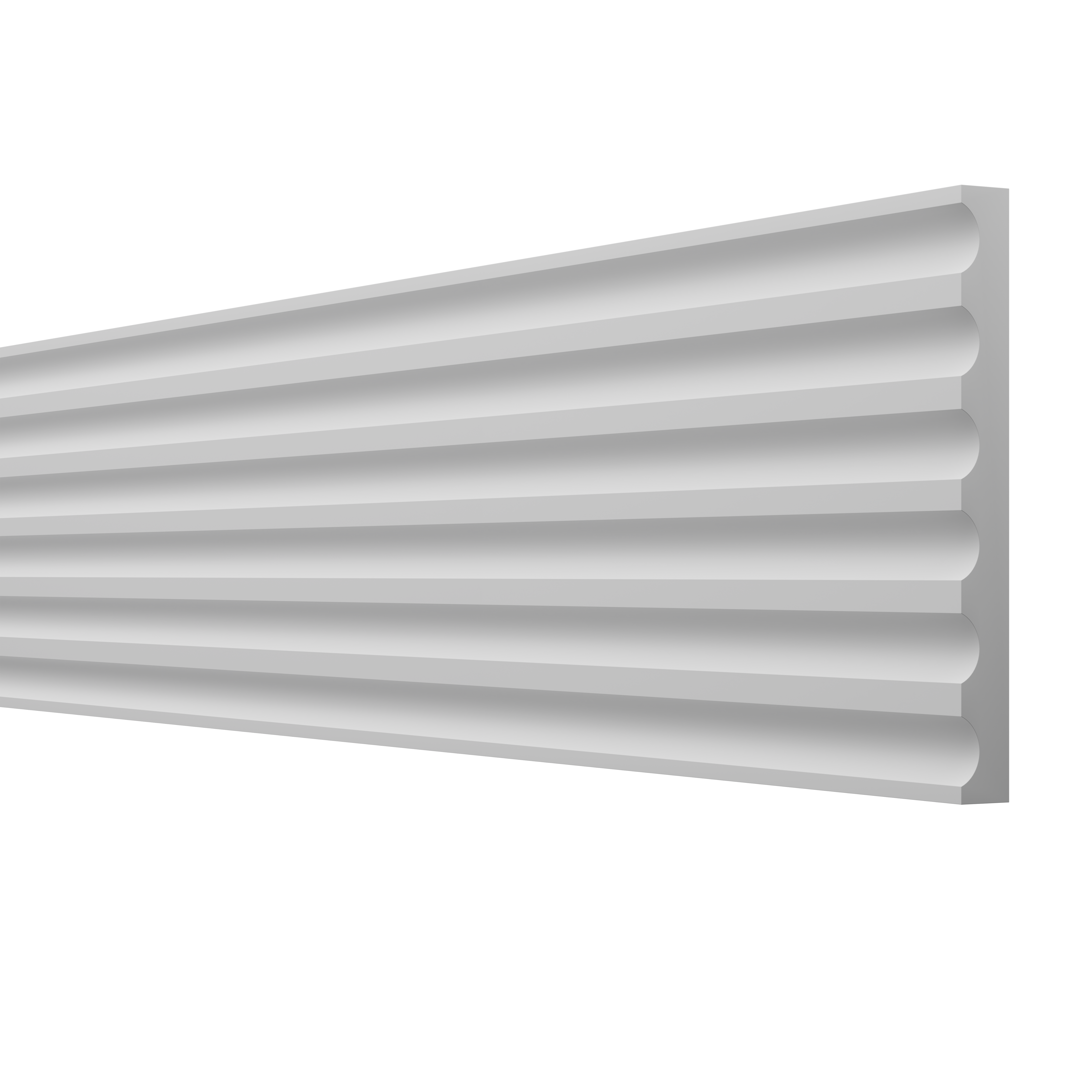 Listwa ścienna lamelowa WP125B/12 z polistyrenu 12.5 x 270 cm DMS