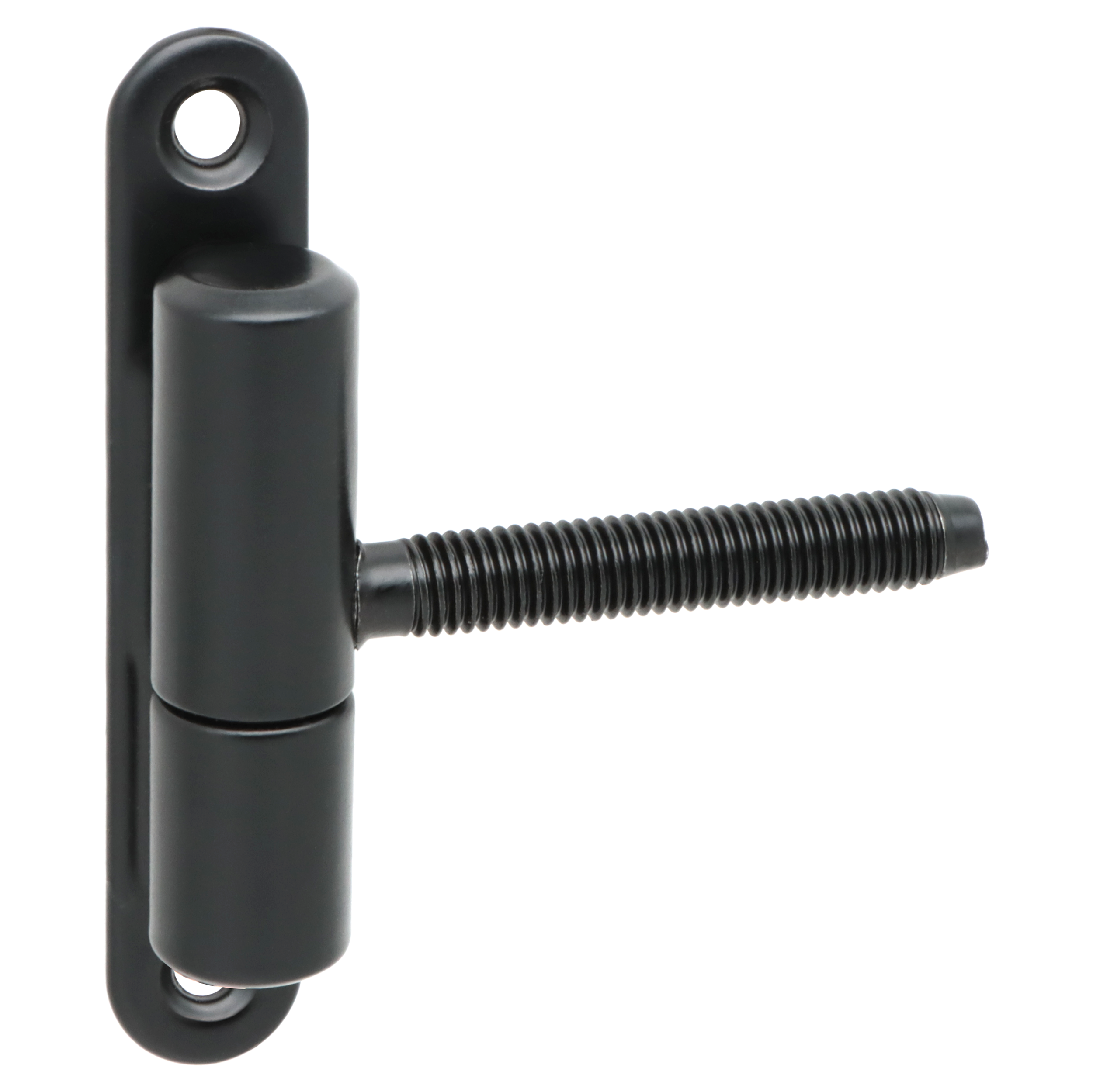 Zawias drzwiowy przykręcany czarny  dł. 83 x szer. 60 mm