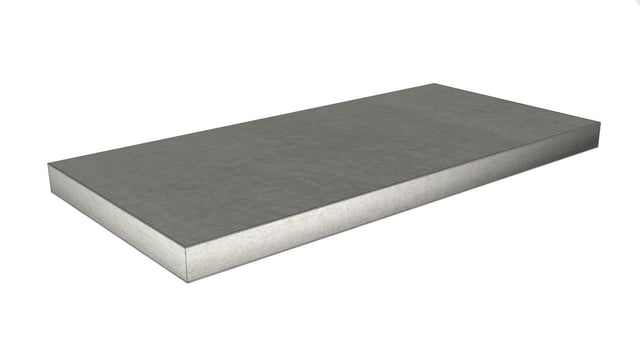 Top per lavabo Plan L 100 x H 6 x P 51 cm colore su ordinazione stratificato, disponibile su misura