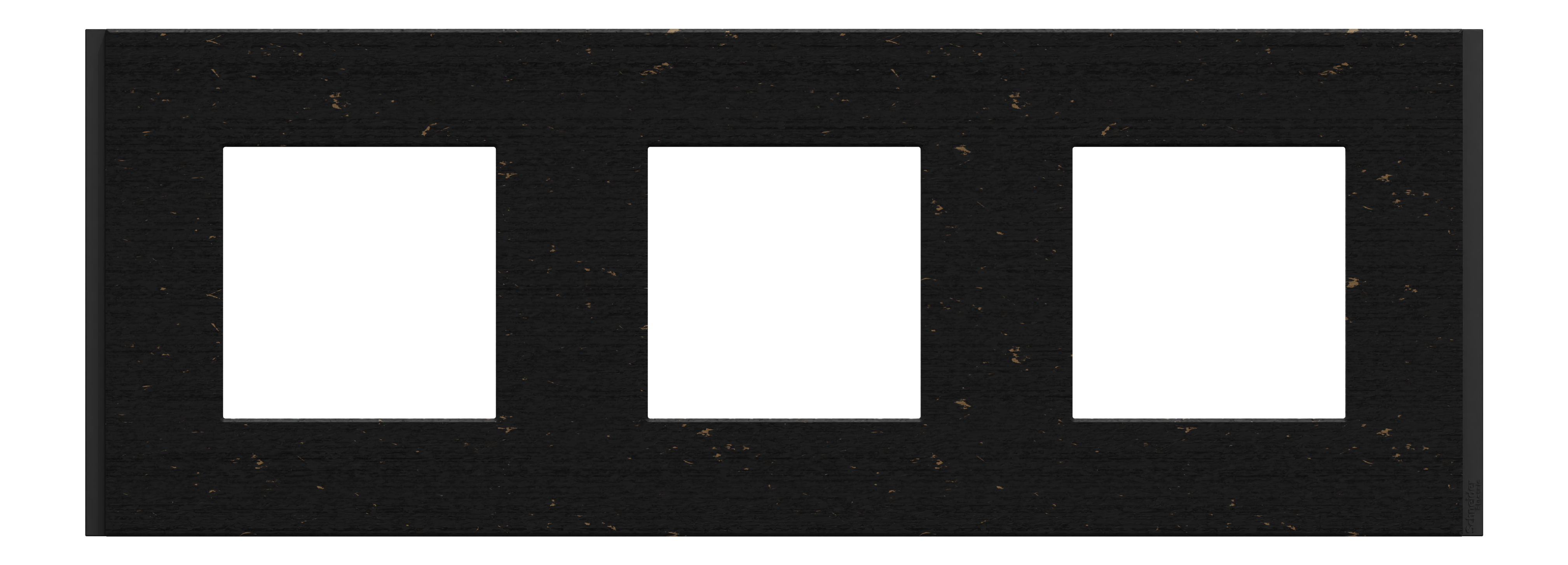 Marco 3 elementos schneider electric madera