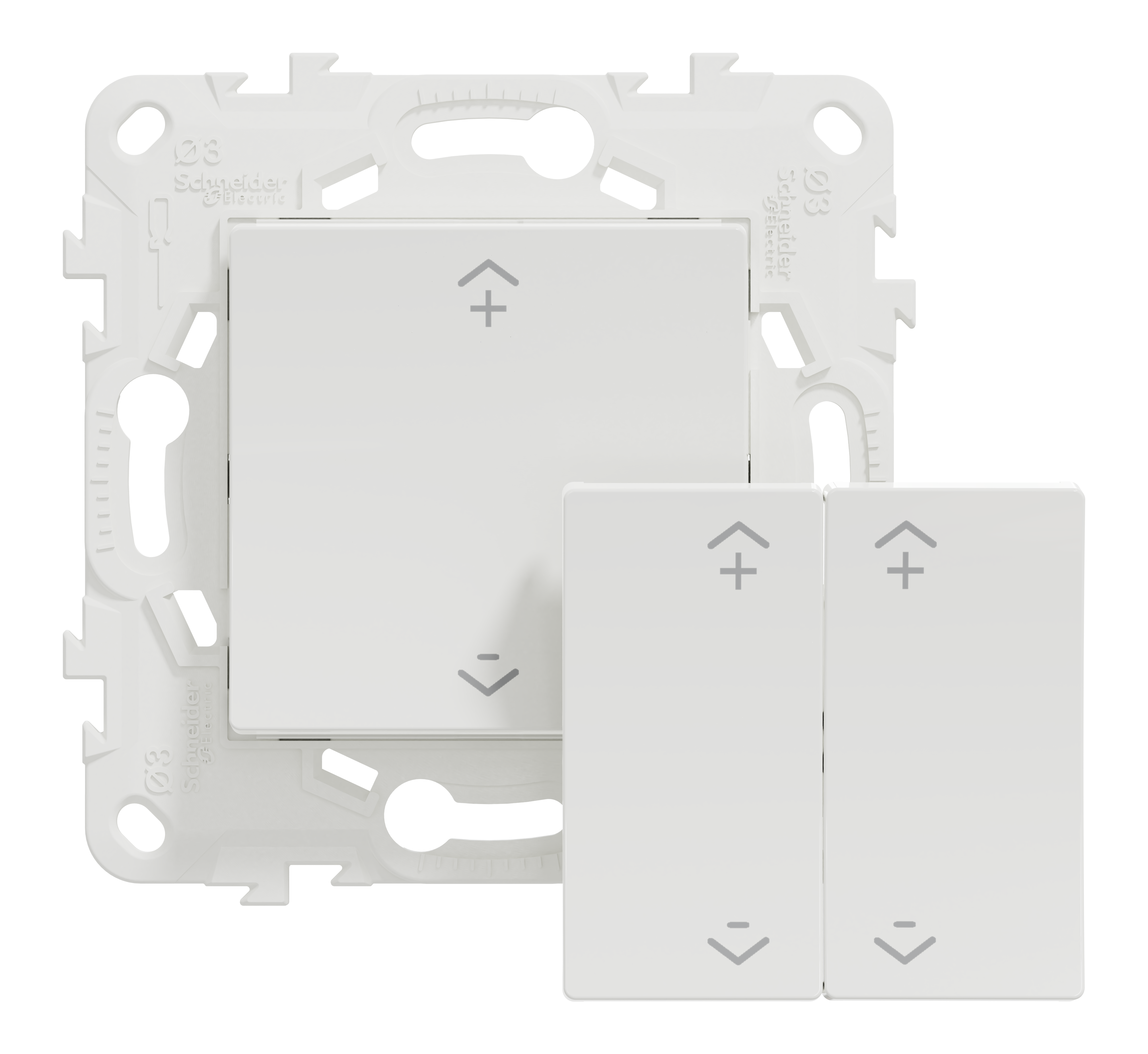 Interruptor inalámbrico wiser unica blanco