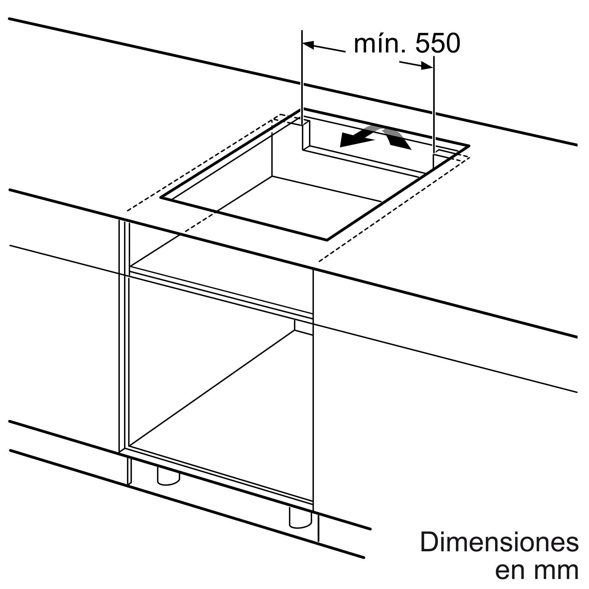 Placa de inducción BOSCH PVJ631HC1E con 3 zonas de cocción y zona flex 7400 W negro 60cm - 8