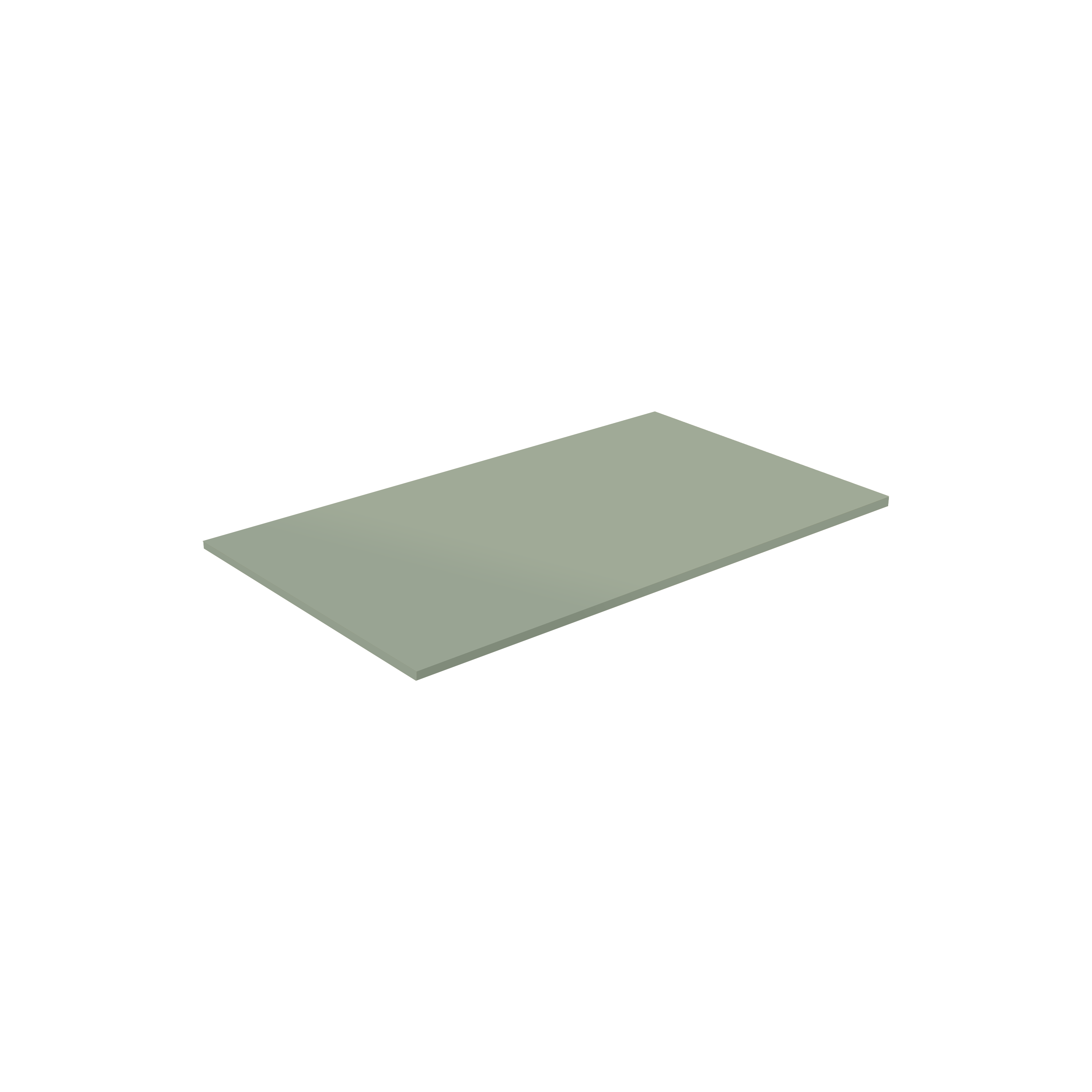 Encimera lavabo mia compatech verde 81x46x1.2 cm