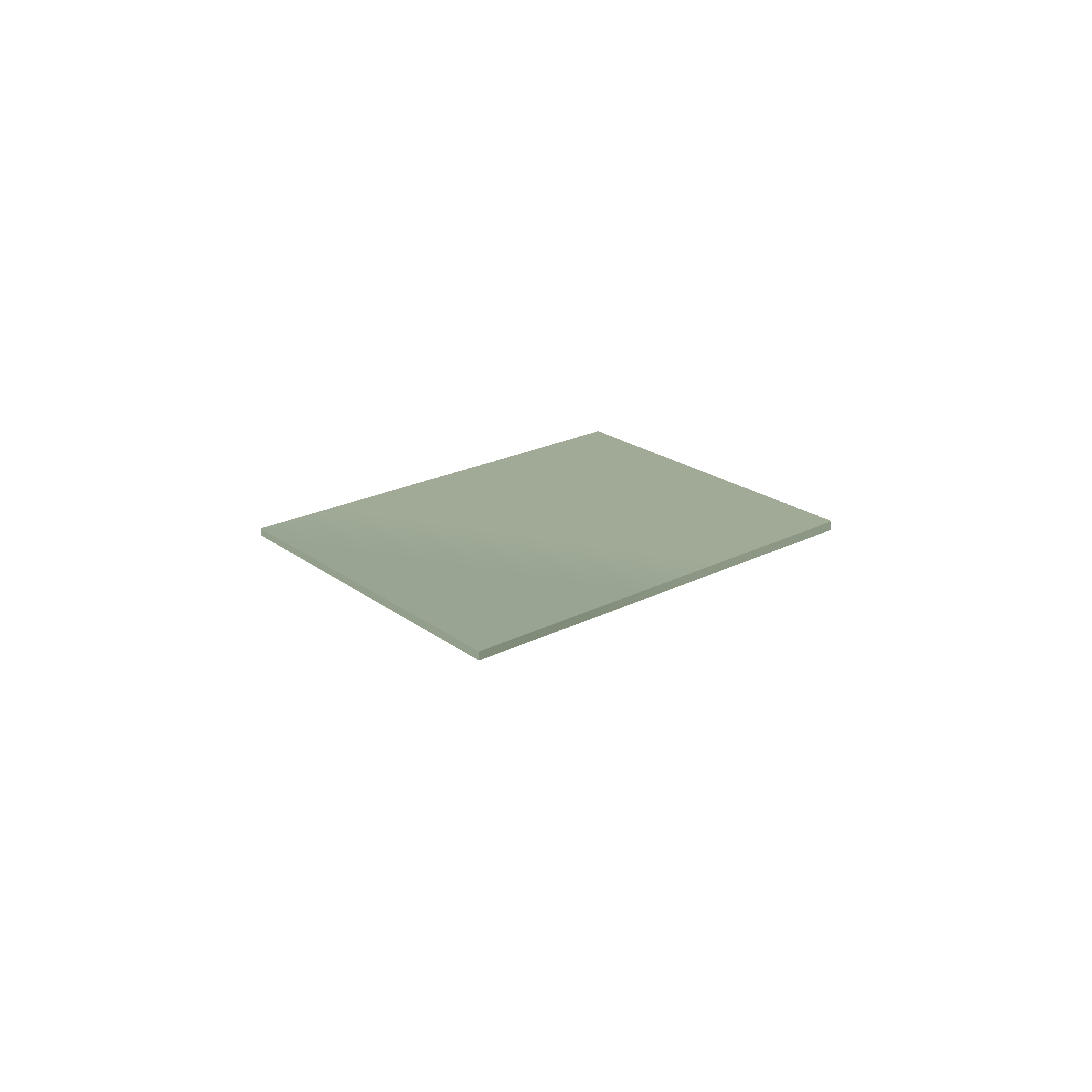 Encimera lavabo mia compatech verde 61x46x1.2 cm