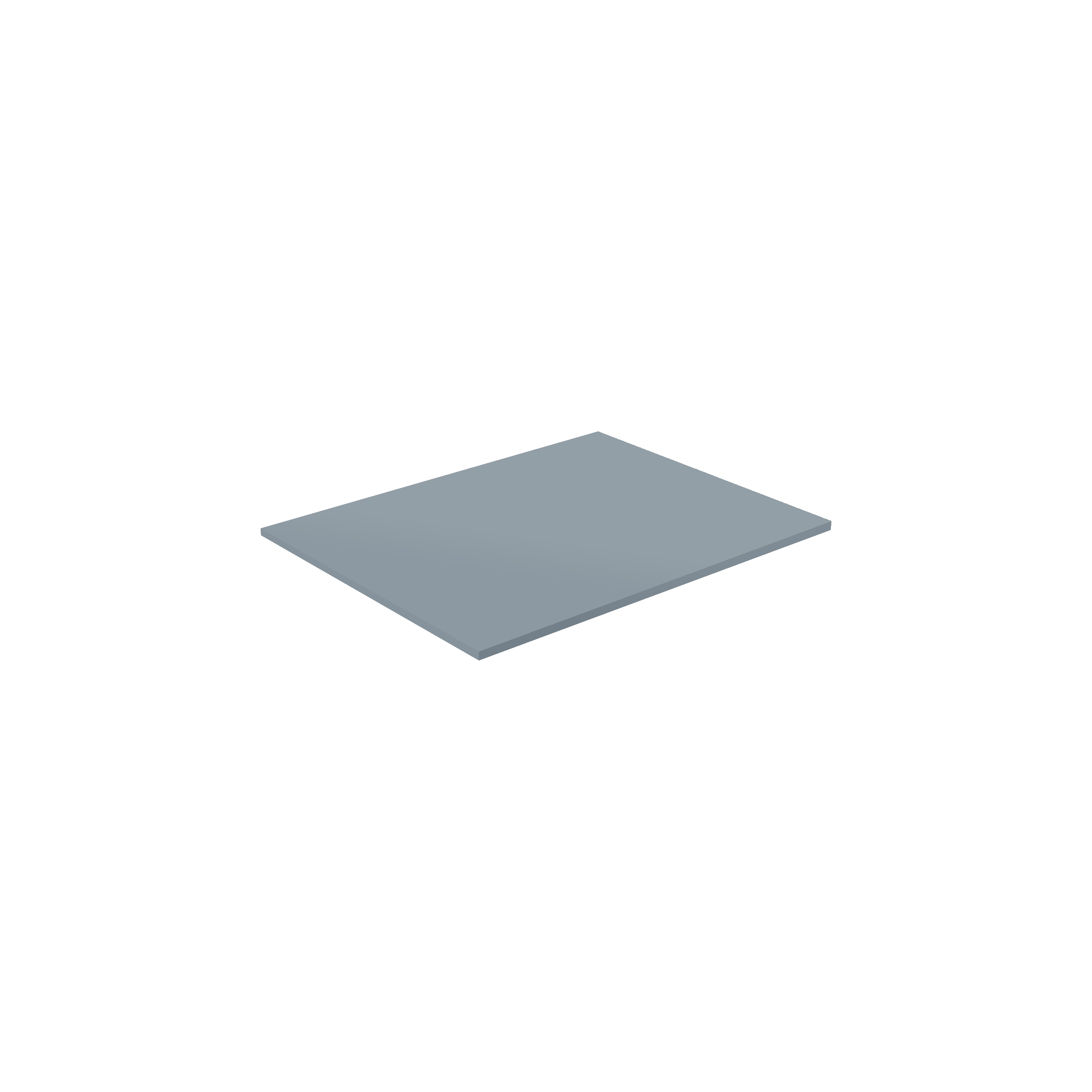 Encimera lavabo mia compatech azul 61x46x1.2 cm
